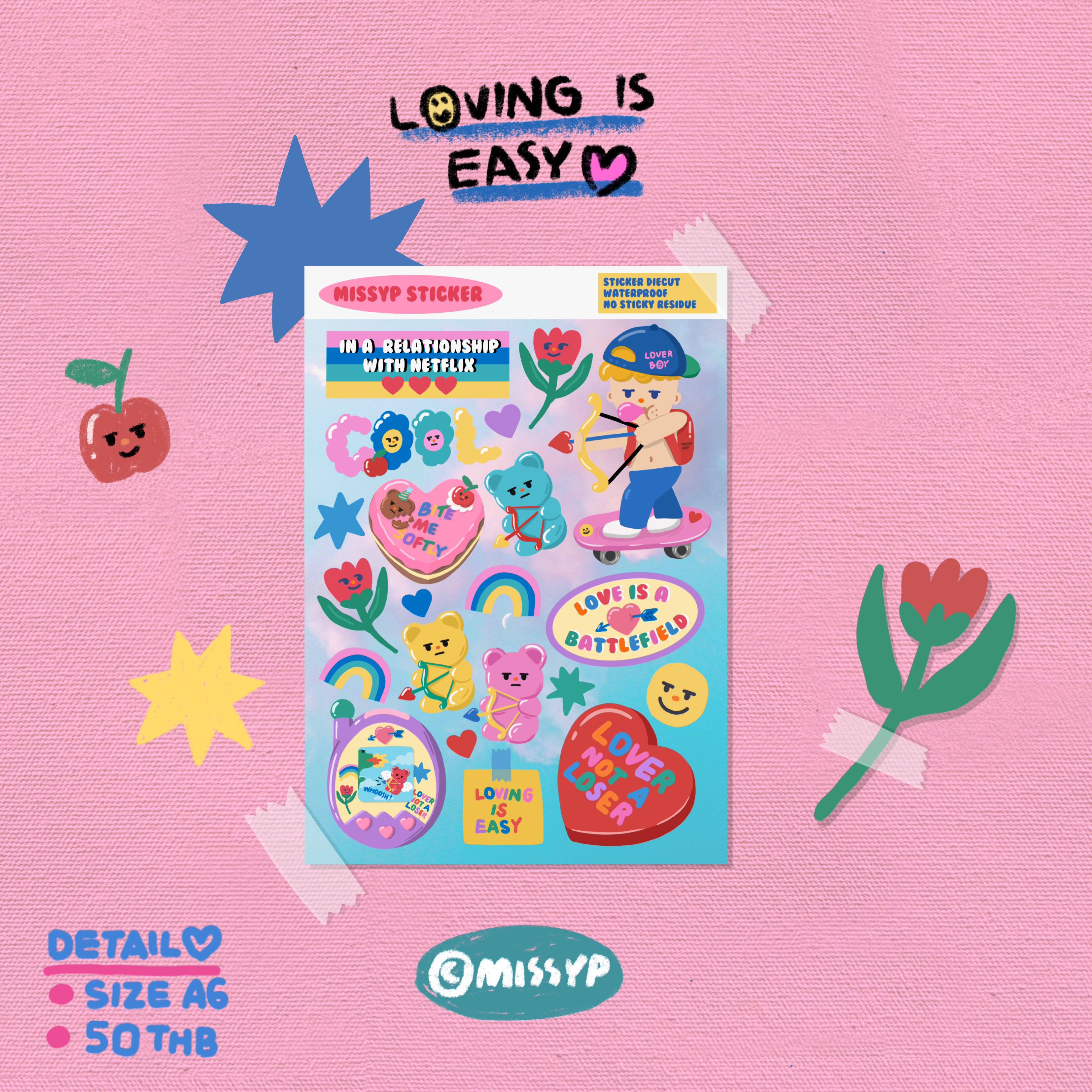 STICKER LOVING IS EASY
