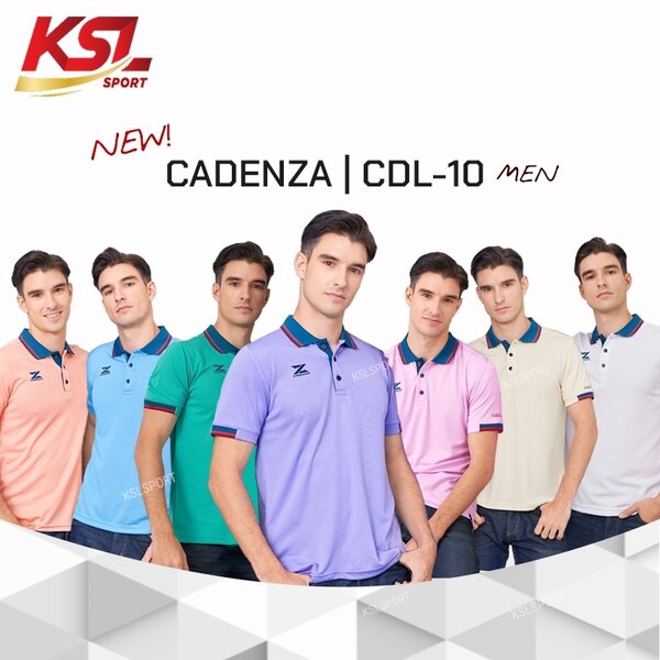 ใหม!! เสื้อโปโลผู้ชาย CADENZA (คาเดนซ่า) รุ่น CDL-10 MEN สีชุดที่ 1