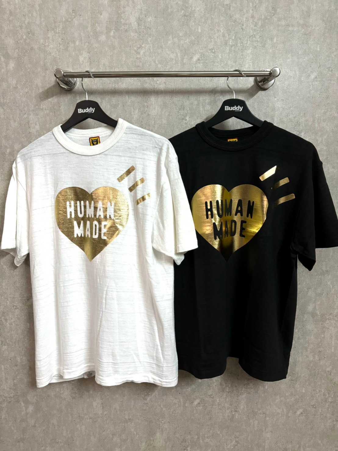 Human Made Heart T-shirt (Black/White)
