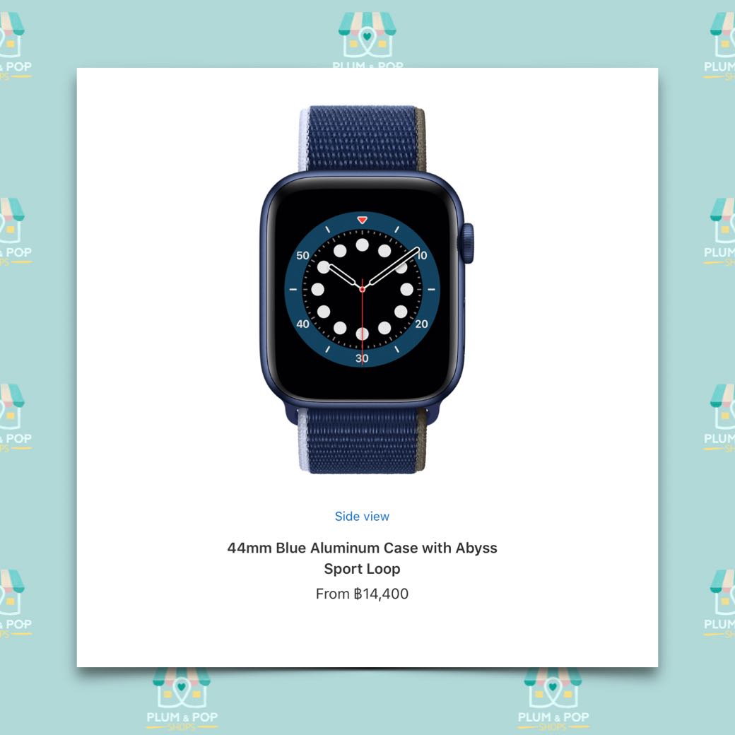 มือสอง APPLE Watch Series 6 GPS (44mm Blue Aluminum Case with Abyss Sport Loop) ประกันถึงสิ้นปี