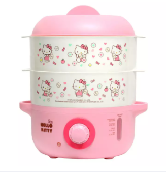 Hello Kitty เครื่องนึ่งไฟฟ้า 2 ชั้น (ลิขสิทธิ์แท้)