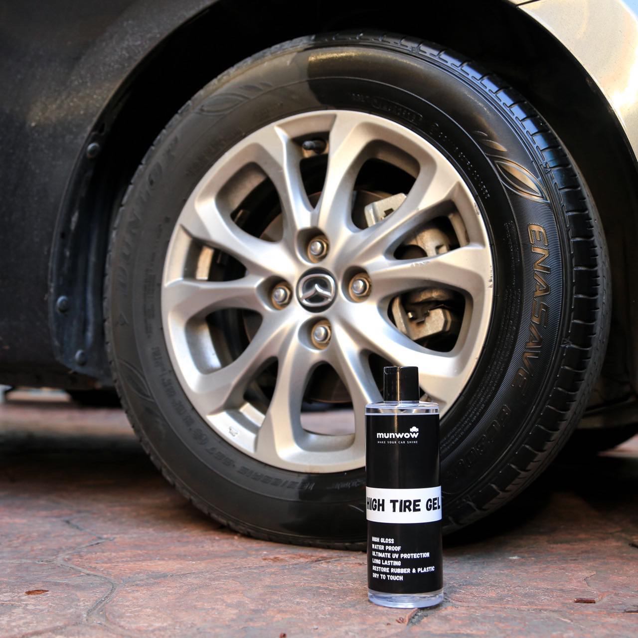 Munwow Hige tire gel (เจลเคลือบยางดำติดทนนานพิเศษ)