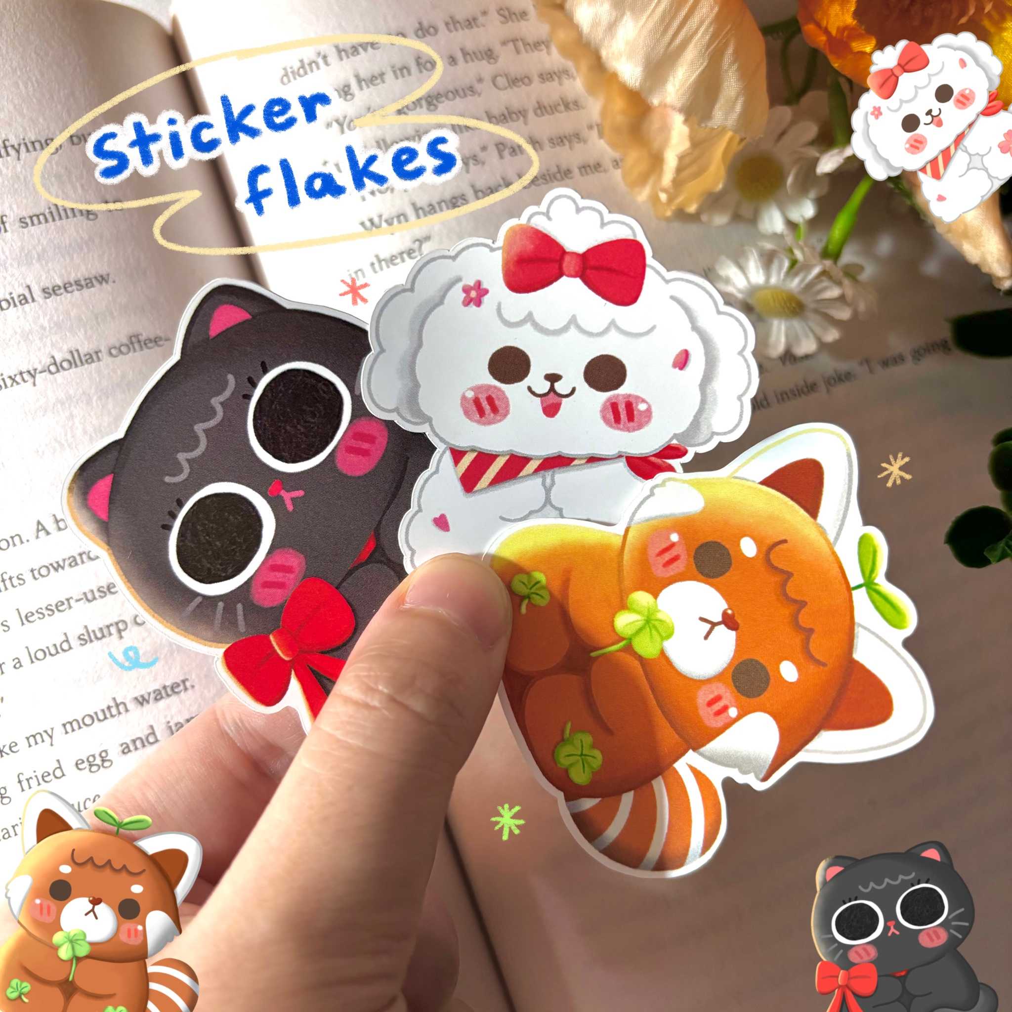 sticker flakes
