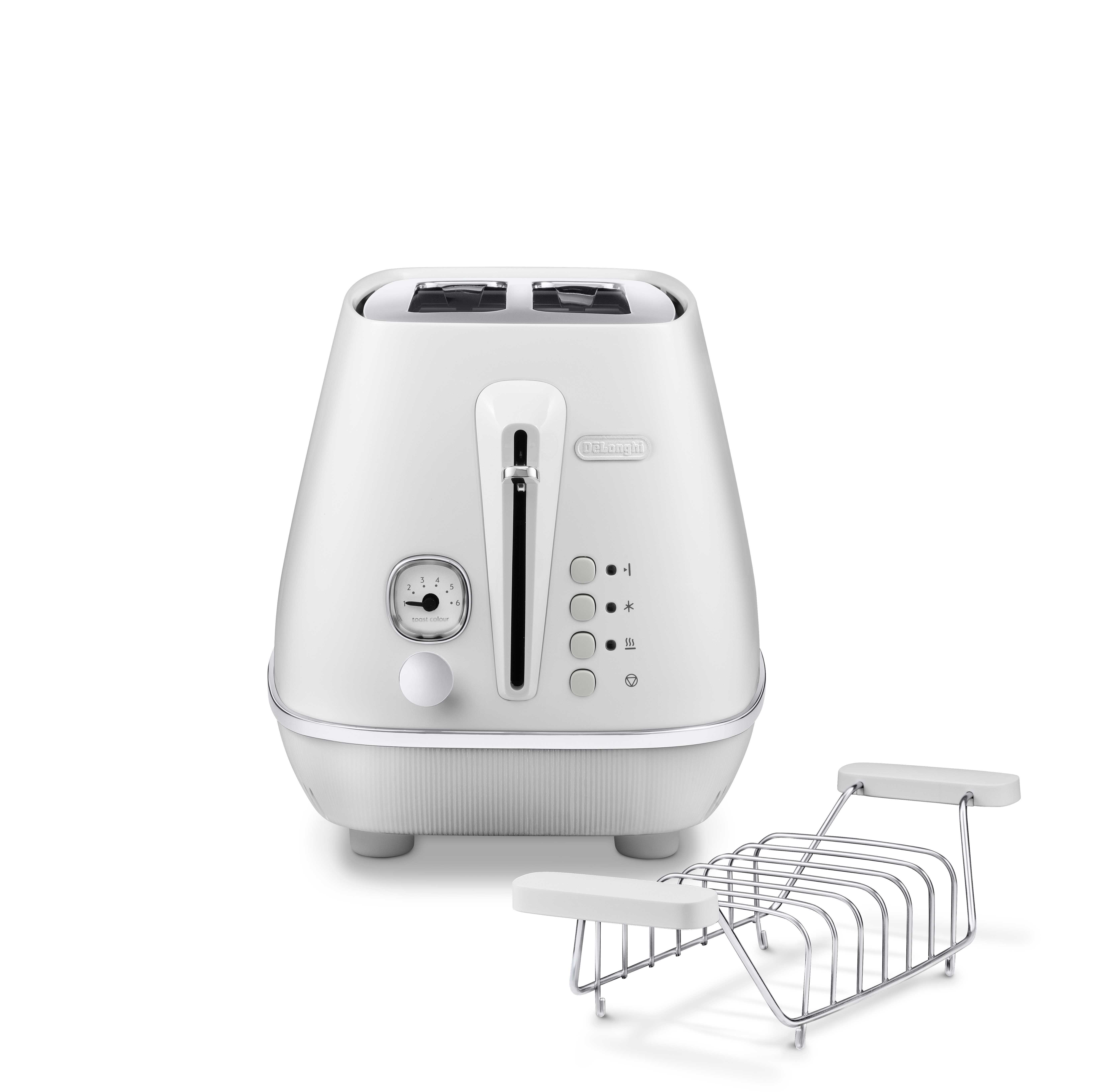 De'Longhi เครื่องปิ้งขนมปัง Distinta Moments รุ่น CTIN2103.W