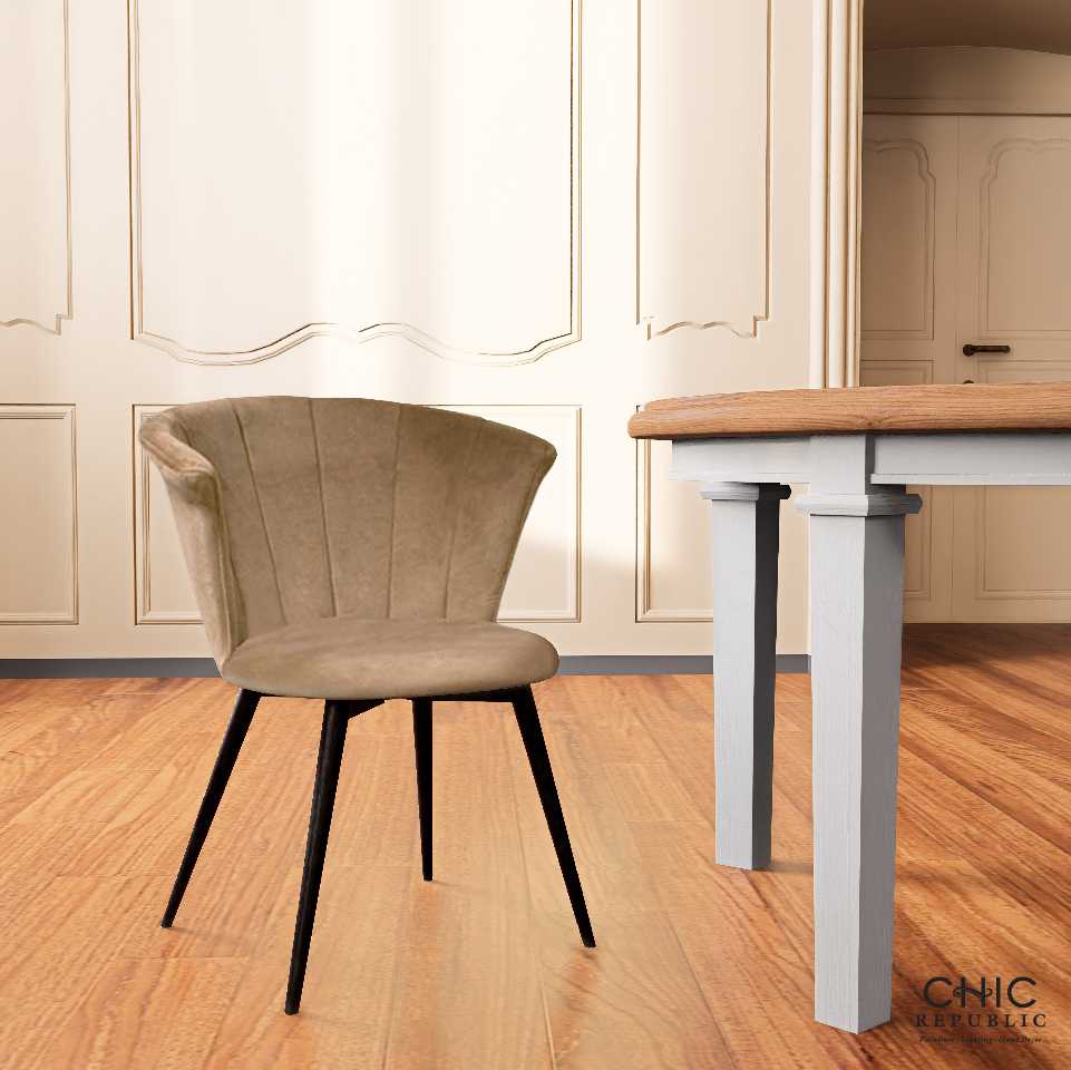 Chic Republic BOTON,เก้าอี้รับประทานอาหาร - สี น้ำตาลอ่อน , น้ำตาล