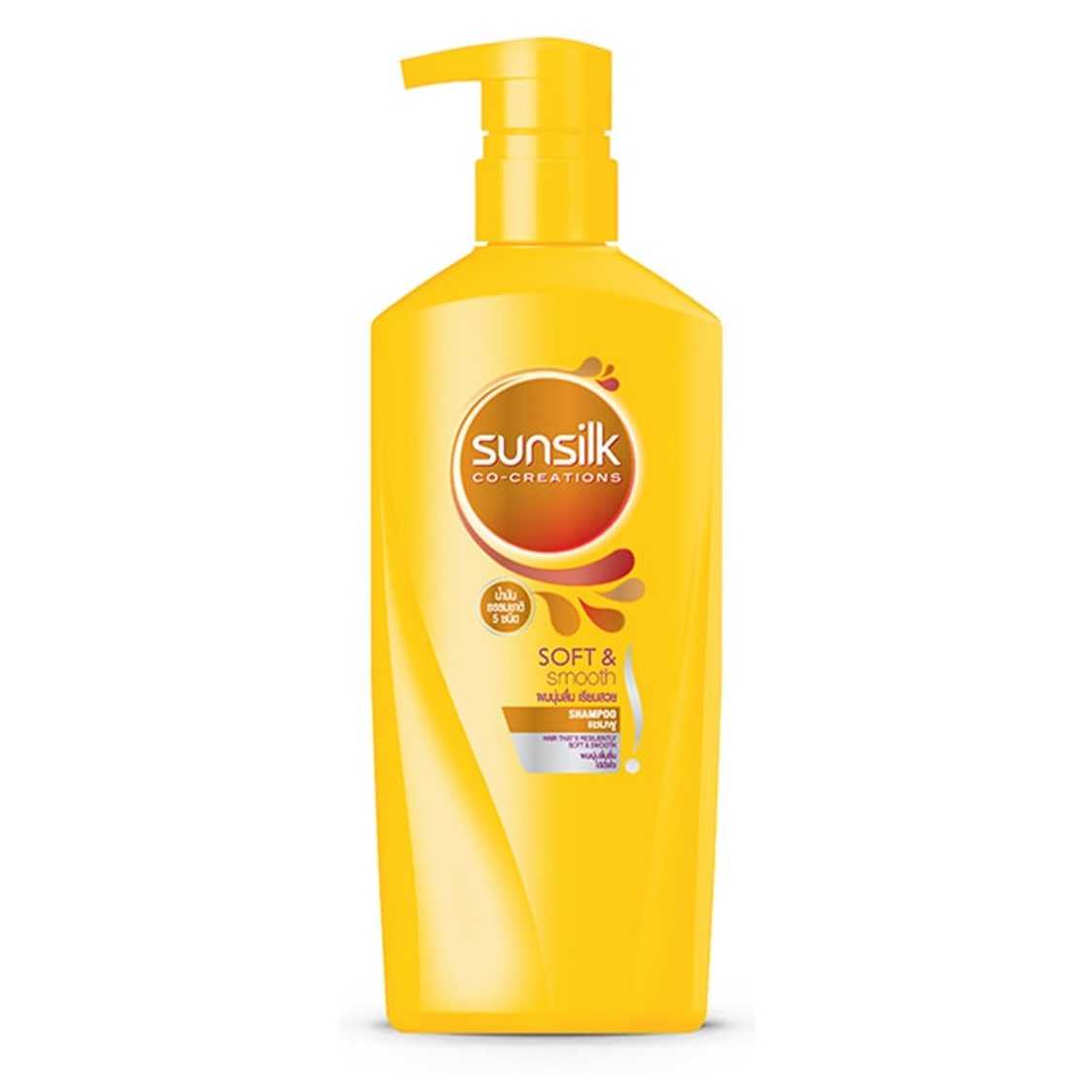 [Unilever] ซันซิล แชมพู ซอฟแอนด์สมูท สีเหลือง ขนาด 450 มล.