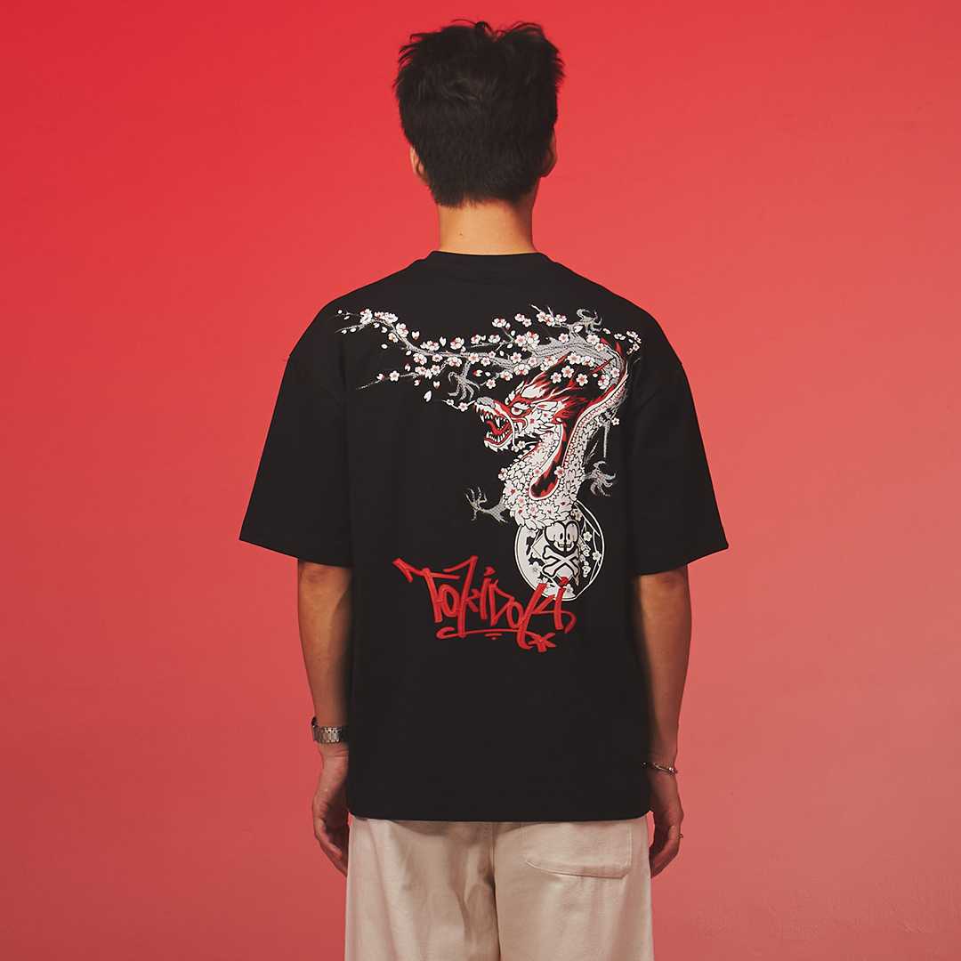 TOKIDOKI เสื้อยืด POWER OF DRAGON TEE