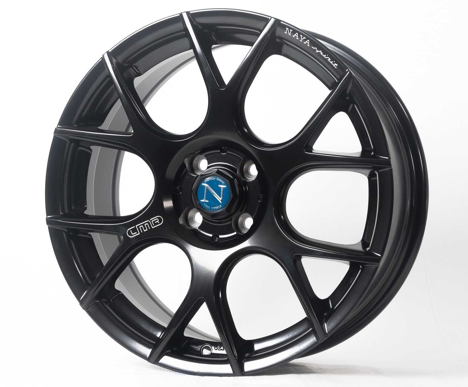 แม็กซ์ LMR(YA1041) 17X7.5 4X100 ET42 CB.73.1 BLK-XZ/M3  (สีดำด้าน+CNCตัวหนังสือ)