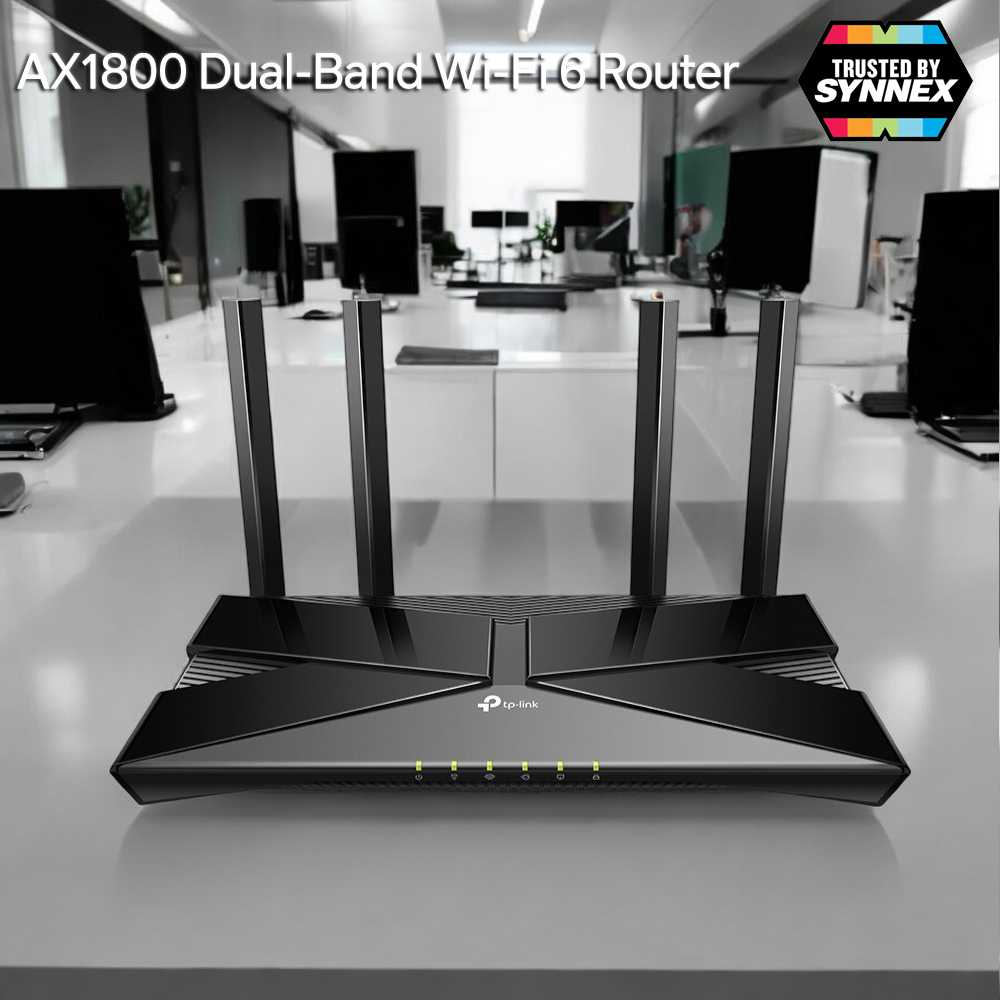 TP-Link ArcherAX23 AX1800 DualBand เราเตอร์ Wi-Fi6 เกมส์ออนไลน์ที่ลื่นไหล ไลฟ์ที่ไม่สะดุด