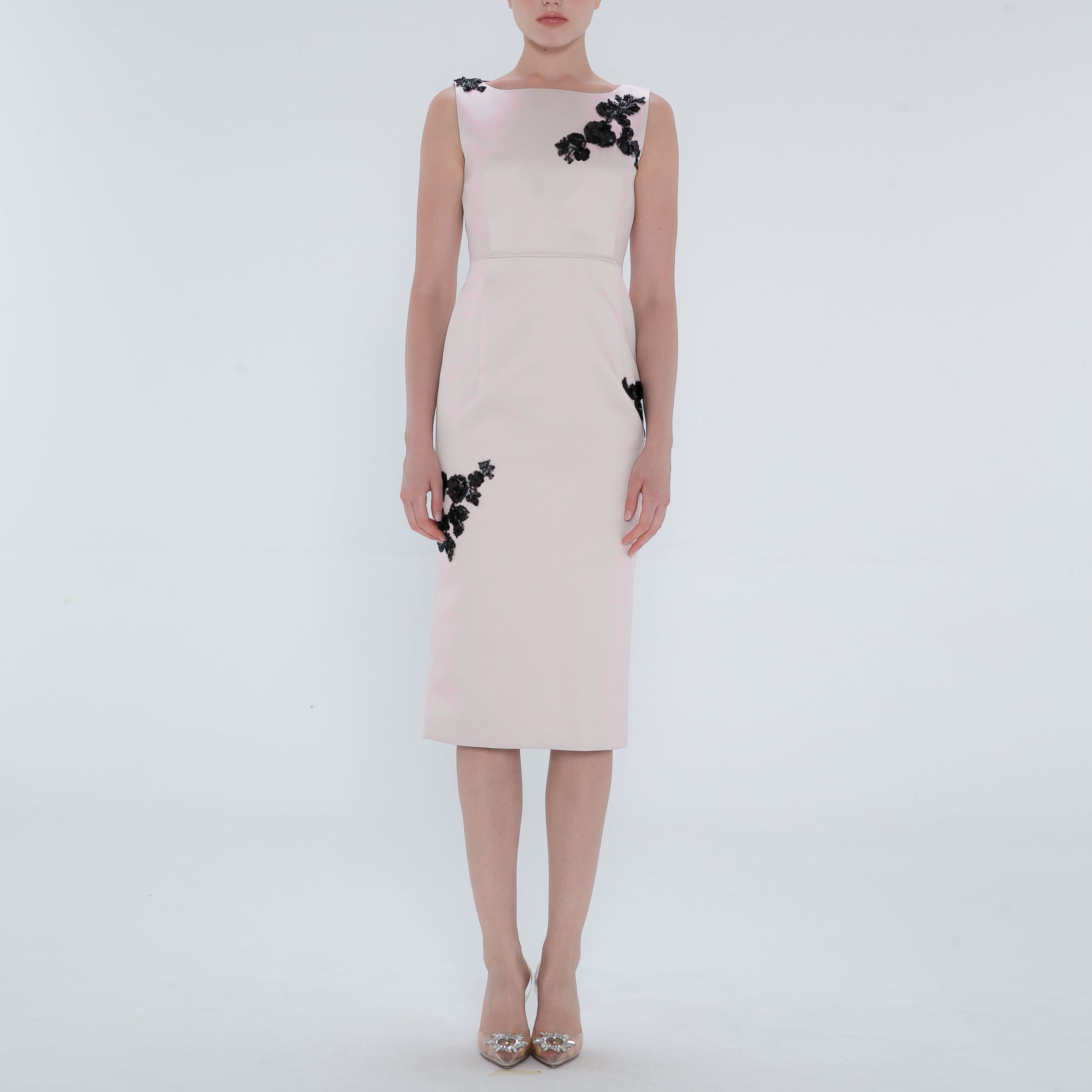 Sleeveless Royal Dress