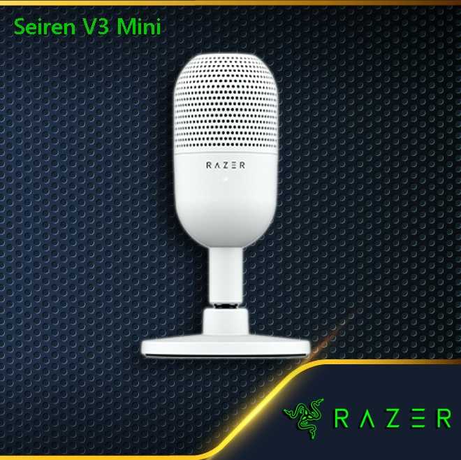 ไมโครโฟน razer seiren v3 mini สีขาว