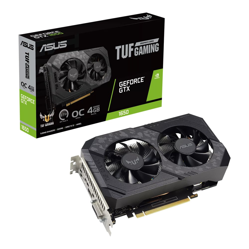 ASUS TUF GAMING GEFORCE GTX 1650 V2 OC EDITION 4GB GDDR6 (TUF-GTX1650-O4GD6-P-V2-GAMING)