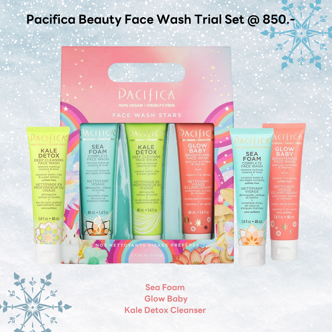 Pacifica Beauty Face Wash Trial Set จากอเมริกา พร้อมส่ง