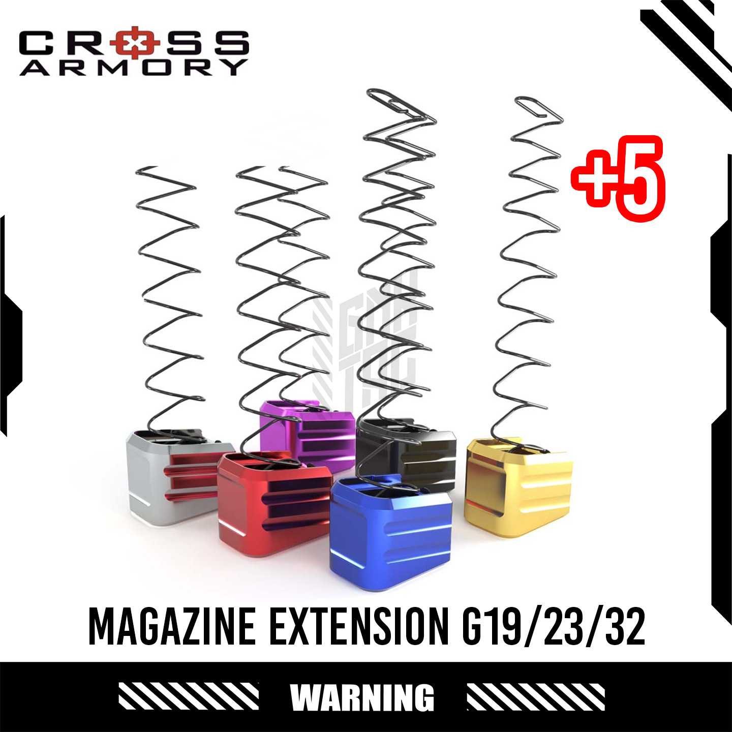 Magazine Extension +5 by Cross Armory