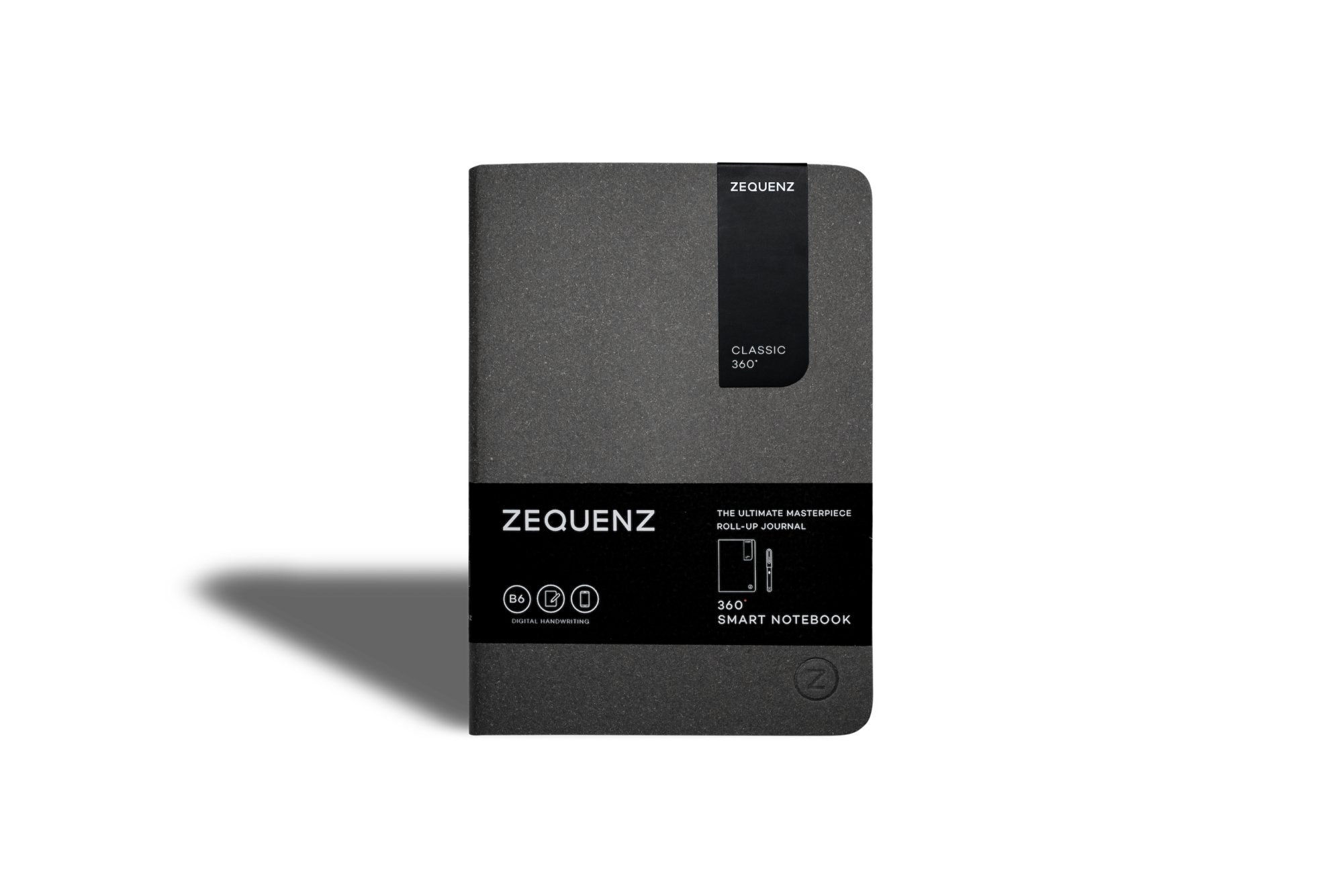 ZEQUENZ SMART Notebook B6 สมุด ZEQUENZ  รุ่น SMART B6 สีเทาเข้ม