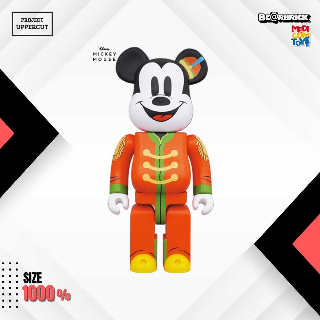 BE@RBRICK 1000% DISNEY : Mickey Mouse - The Band Concert [New]