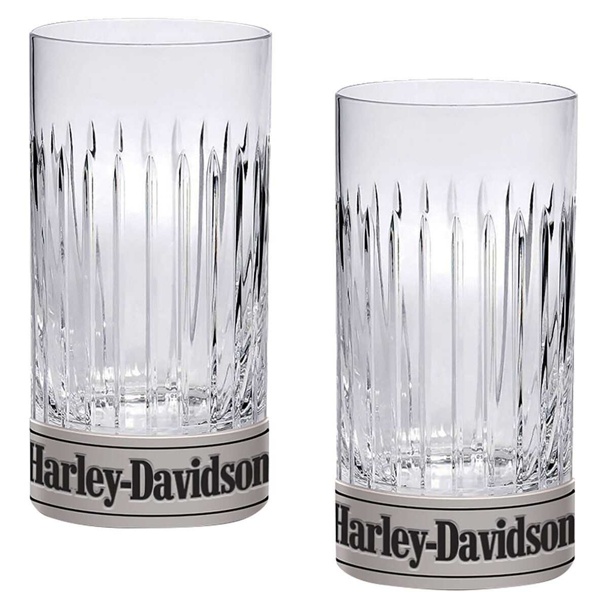 H-D Metal Base Highball Set