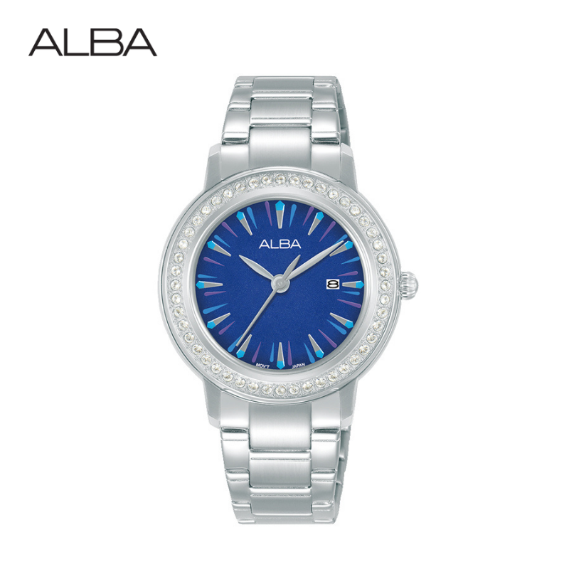 ALBA นาฬิกาข้อมือผู้หญิง Ikebana Quartz รุ่น AH7DL3X ขนาด 33 mm.