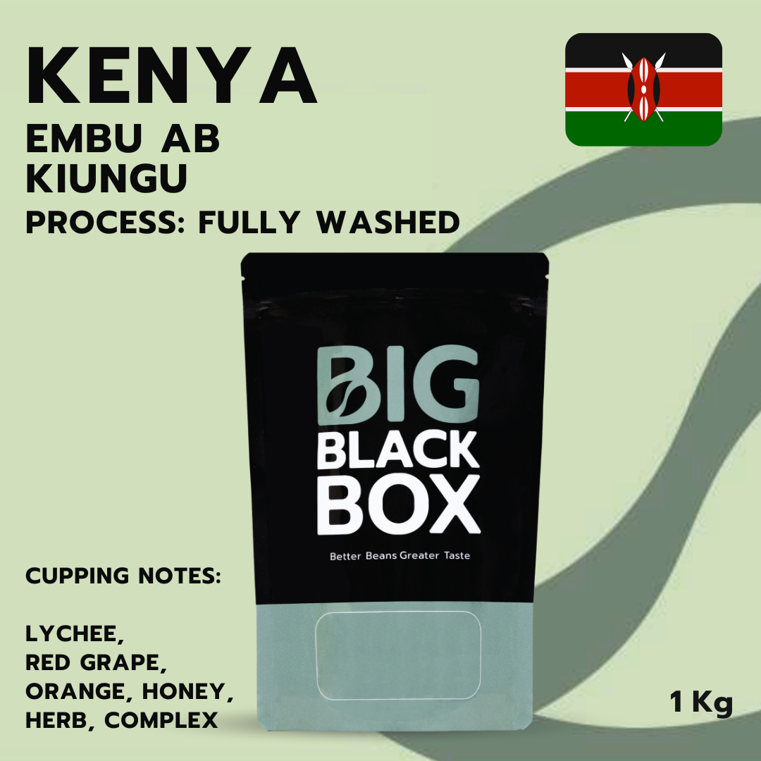 (1G-AF-KE-S-016) สารกาแฟ Kenya Embu AB Kiungu Fully Washed  1kg