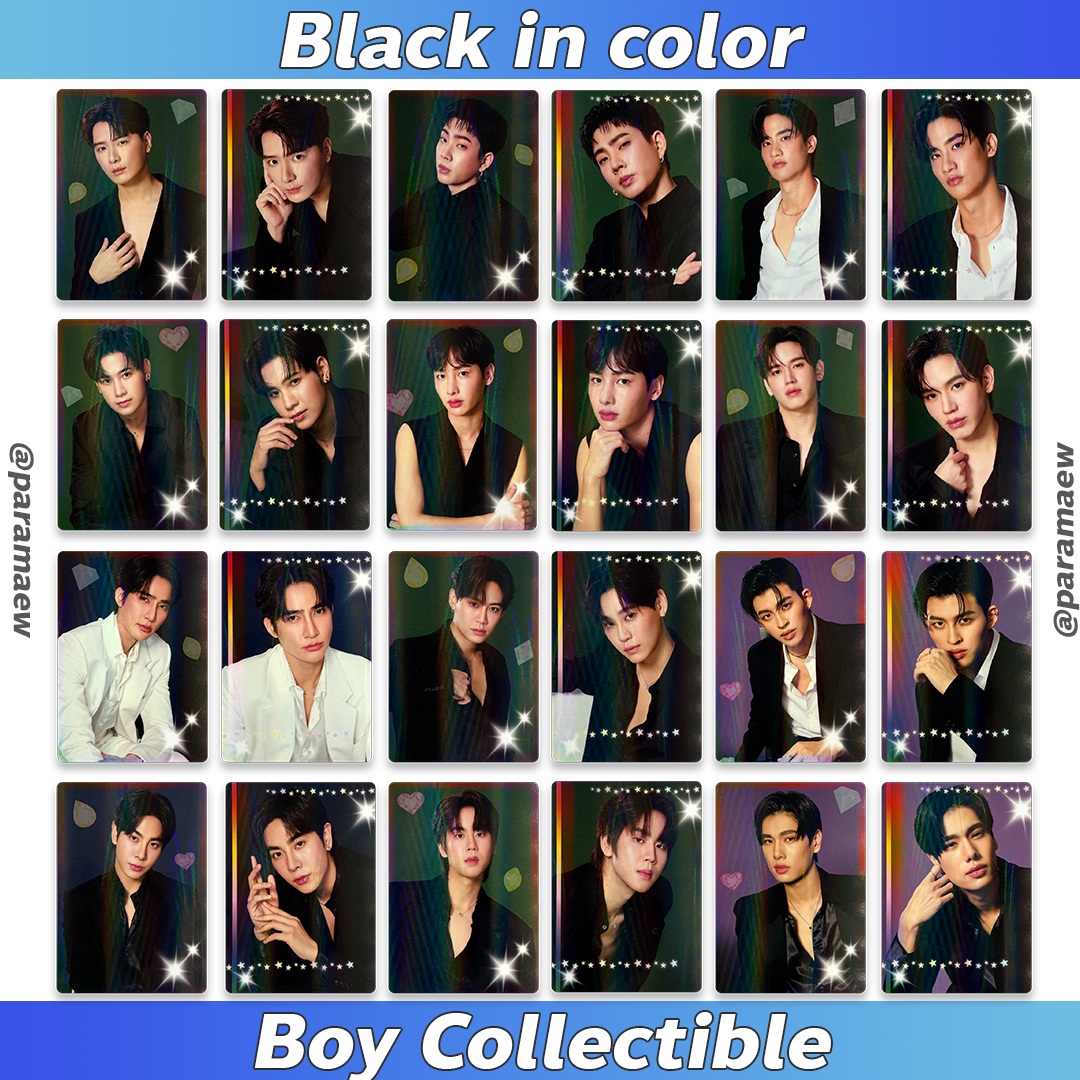 Black in color BOY Collectible Random Card (1)