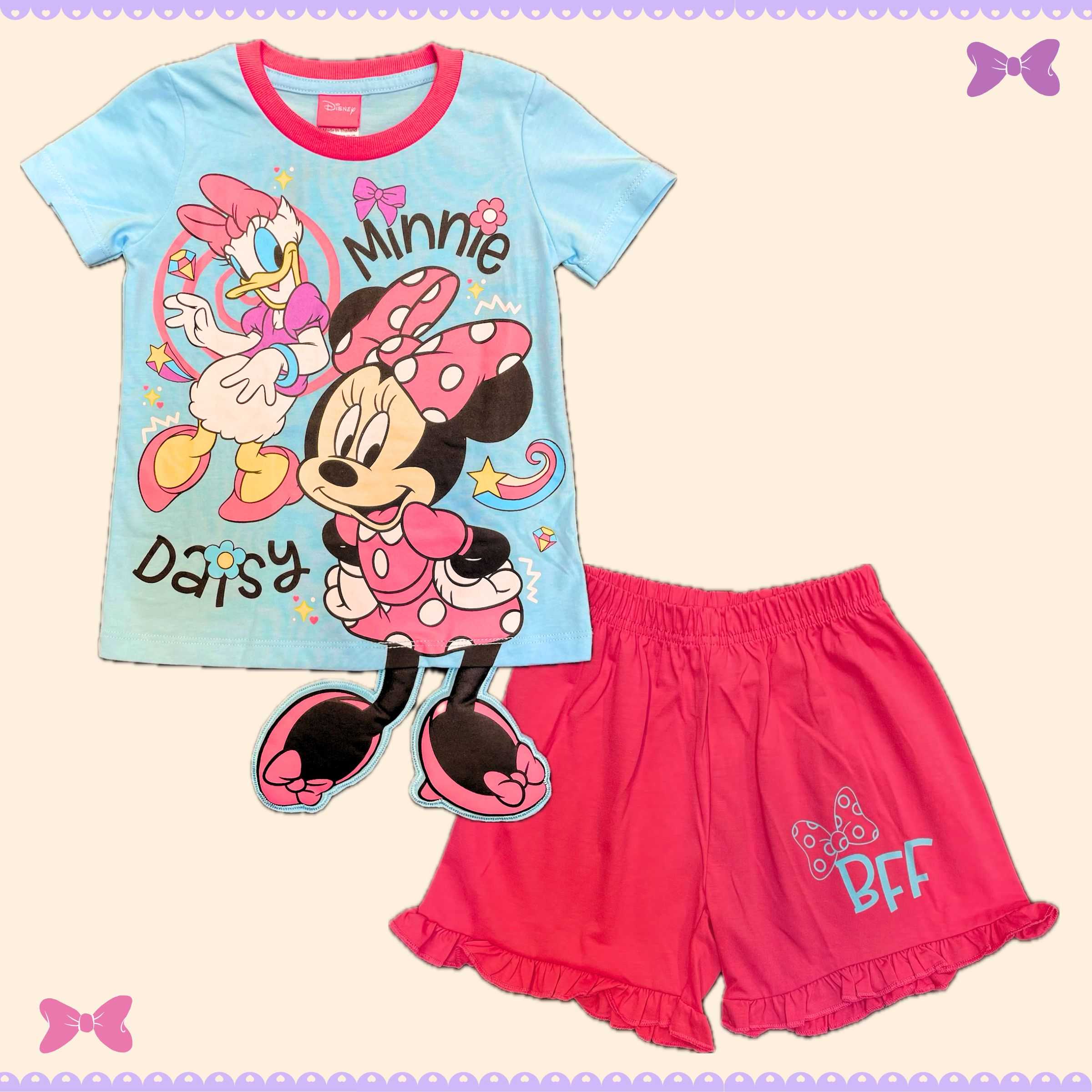 MinnieDaisy Set Baby Blue/Pink Size 1