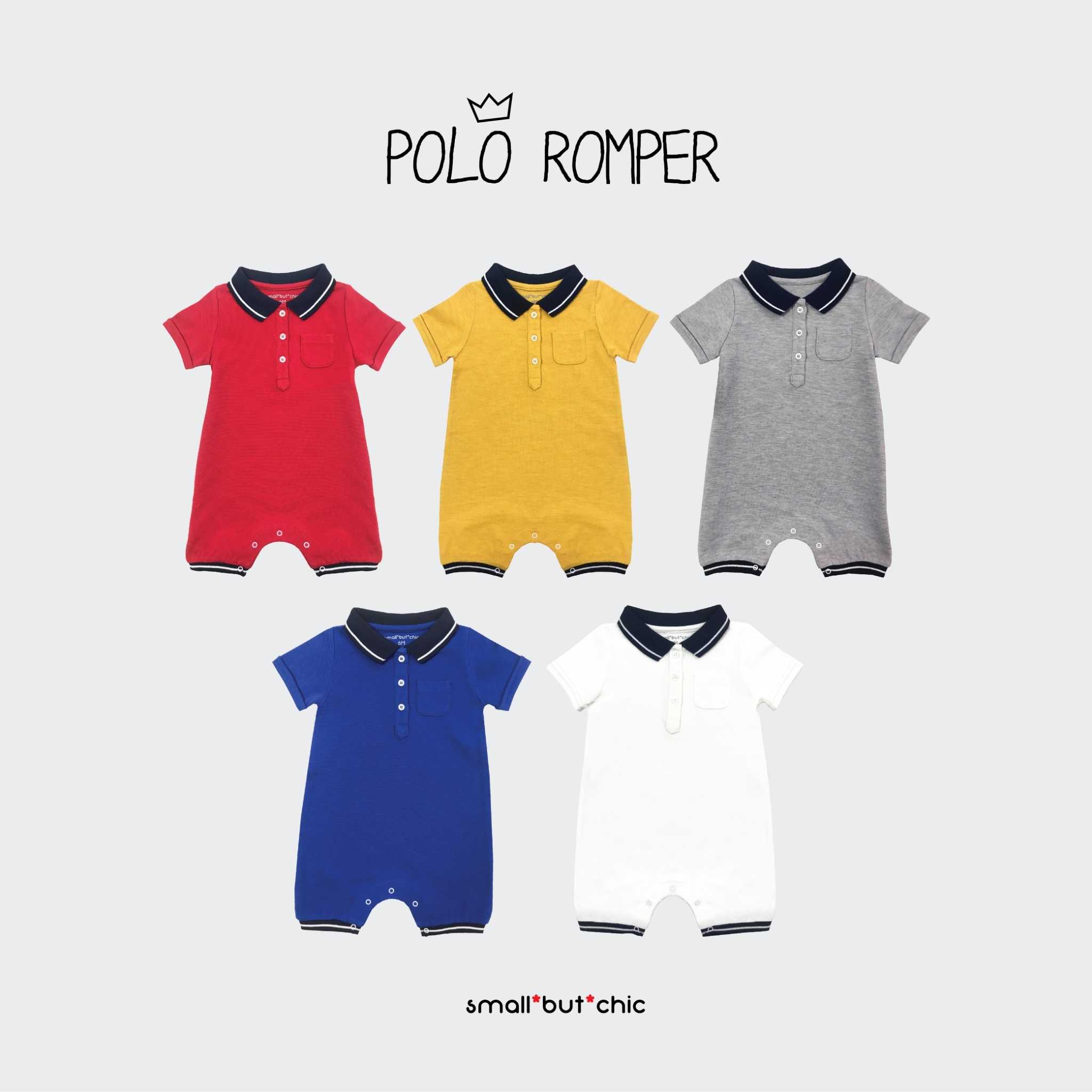 Baby Polo Romper(ฺBS-023)