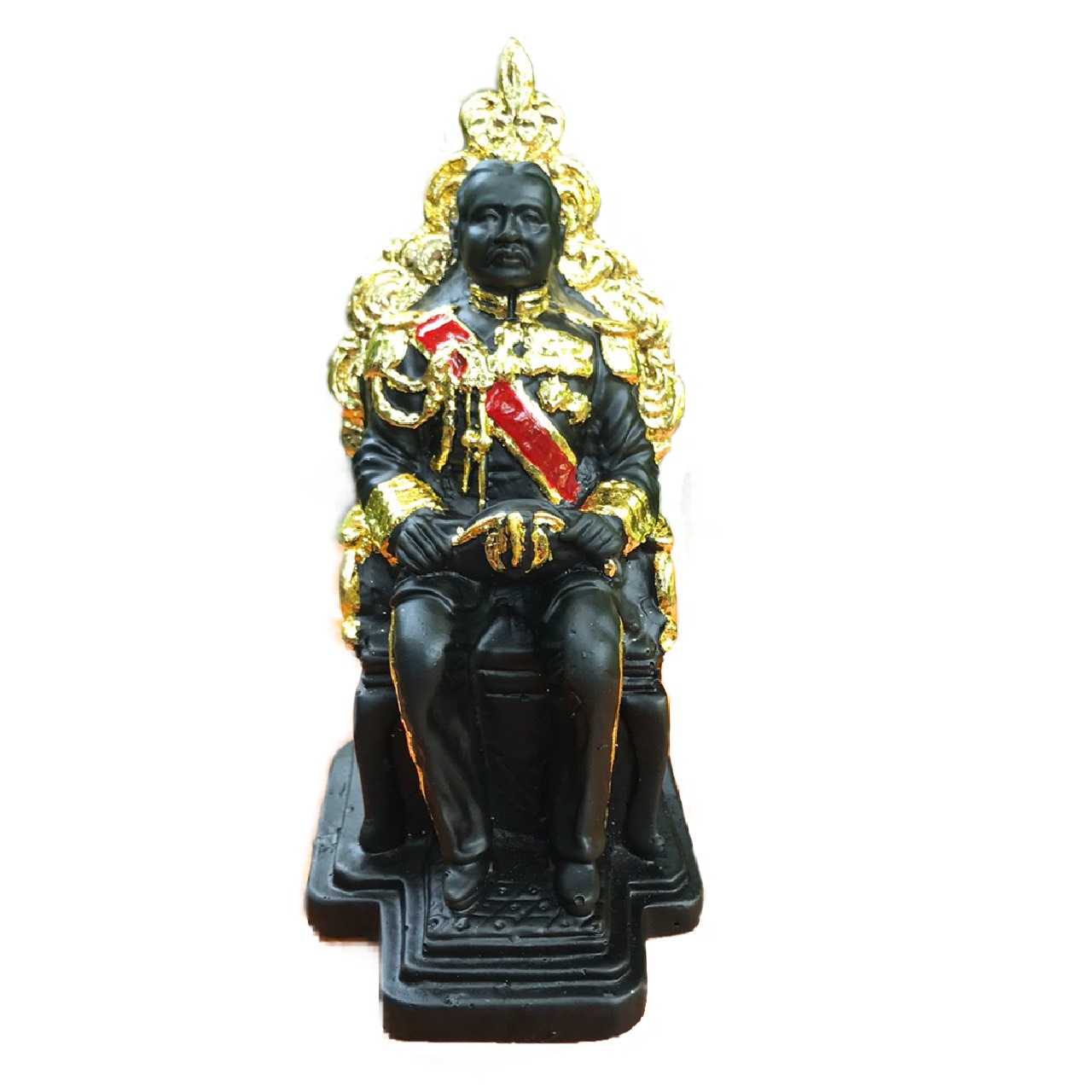 เสด็จพ่อรัชกาลที่ 5 หน้าตัก 3 นิ้ว ลงรักปิดทอง