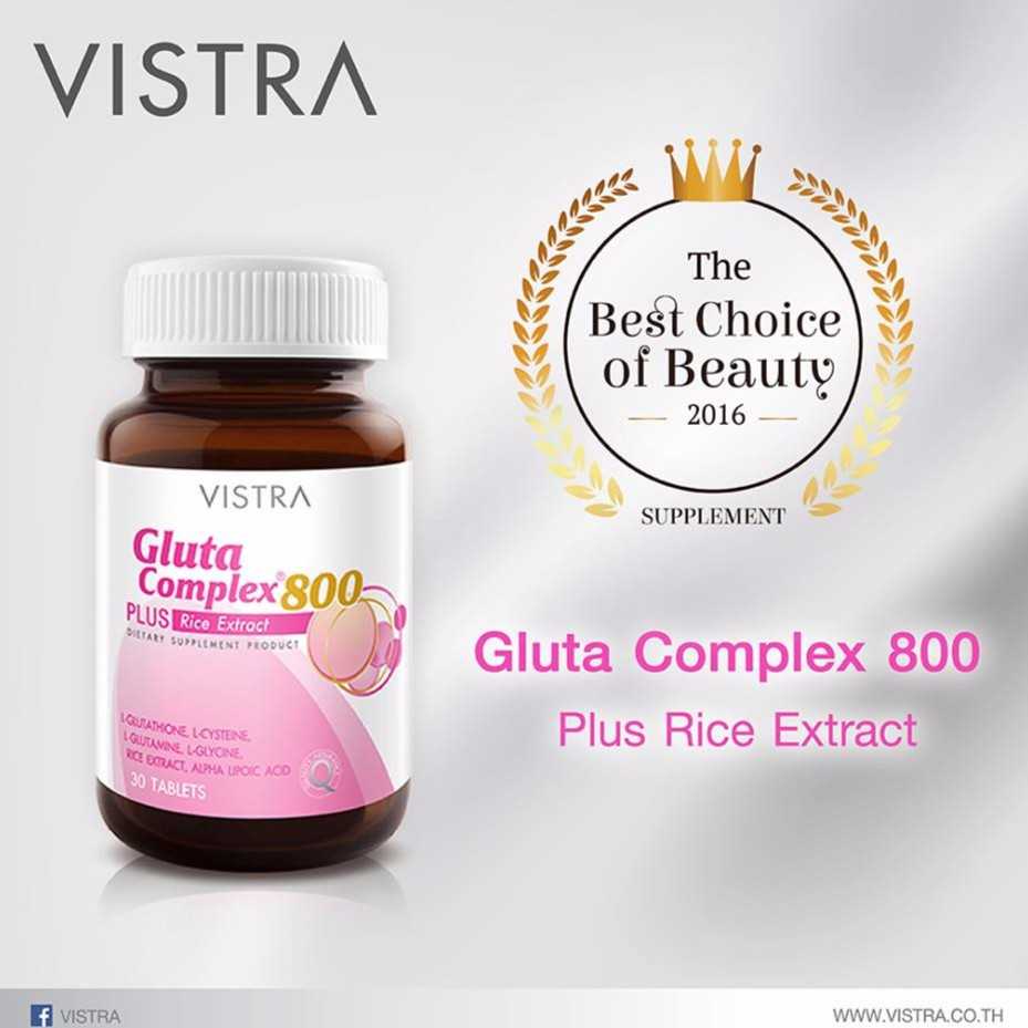 GLUTA COMPLEX 800 MG 30 T  (VISTRA)