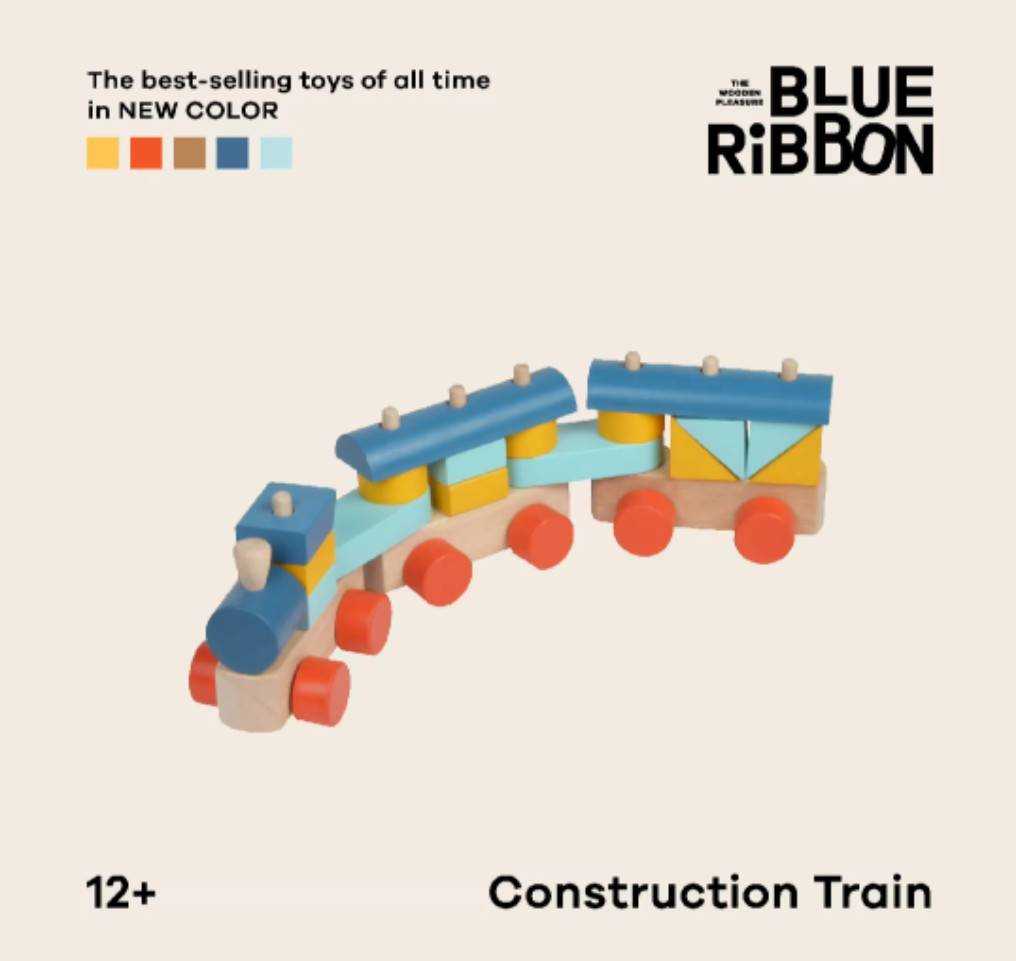Blue Ribbon Toys : Construction Train