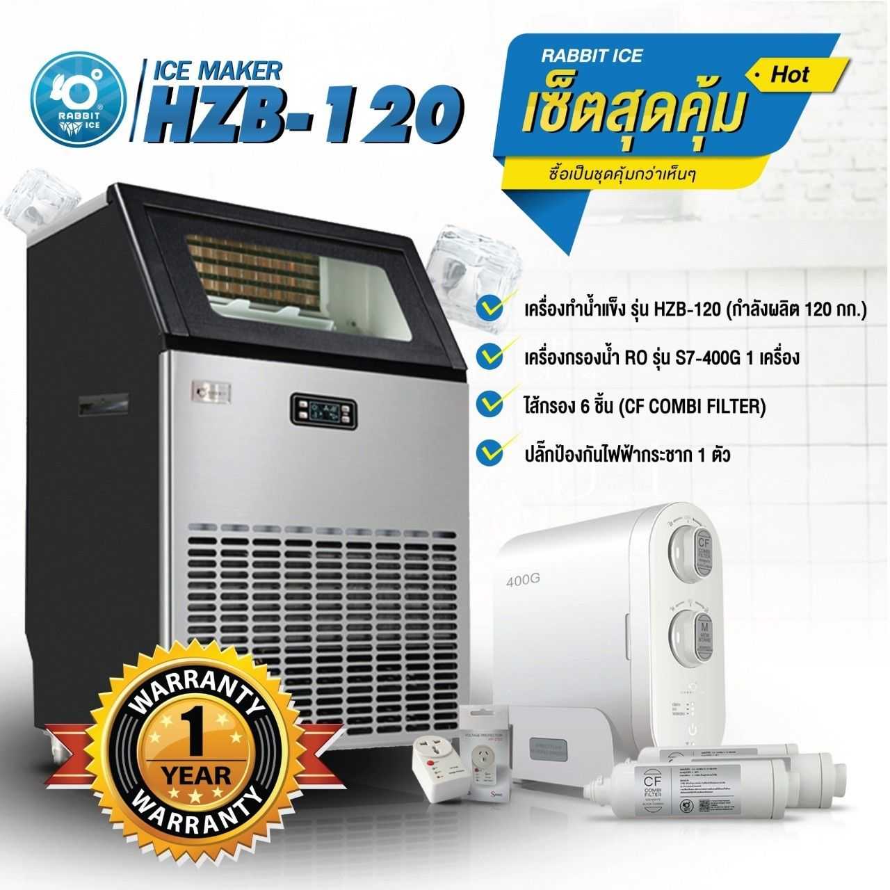 [ PROMOTION SET ] HZB-120 + S7-400 + ไส้กรองสำหรับ 1 ปี