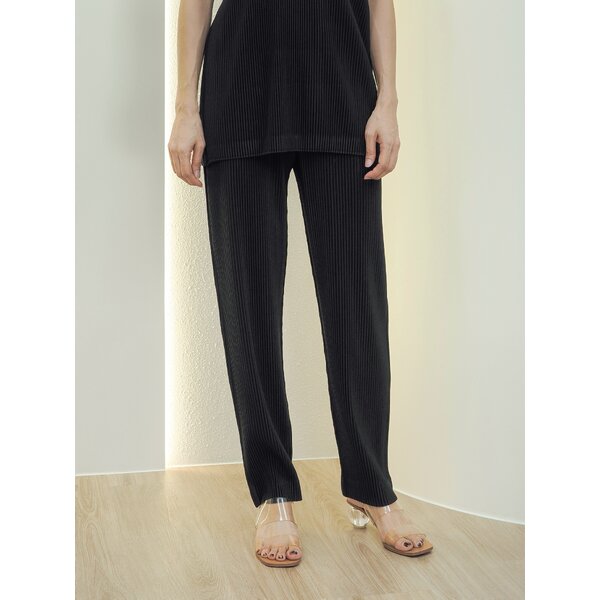 UNISEX ยาว 38 นิ้ว 2MUAY รุ่น GM0755 กางเกงอัดพลีท THICK STRAIGHT SLIM FIT PLEATED PANTS 6 สี FRE...