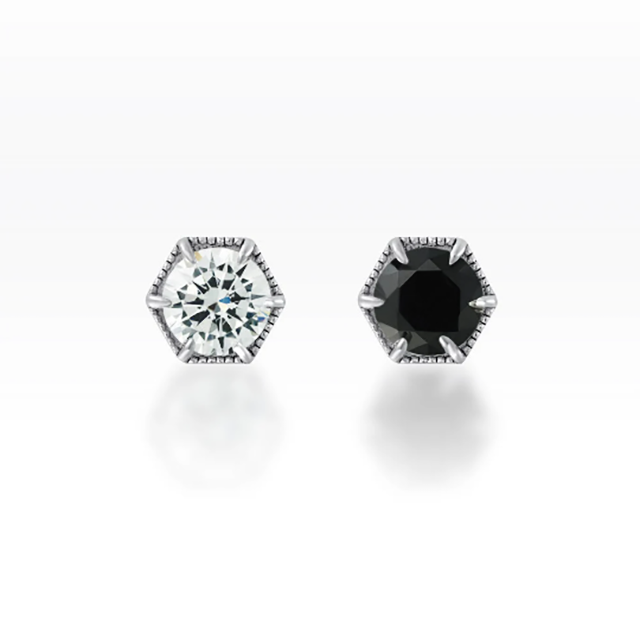 PiercingRoomByJay Hexagon Screw Flat  เงินแท้ (ราคาต่อชิ้น)