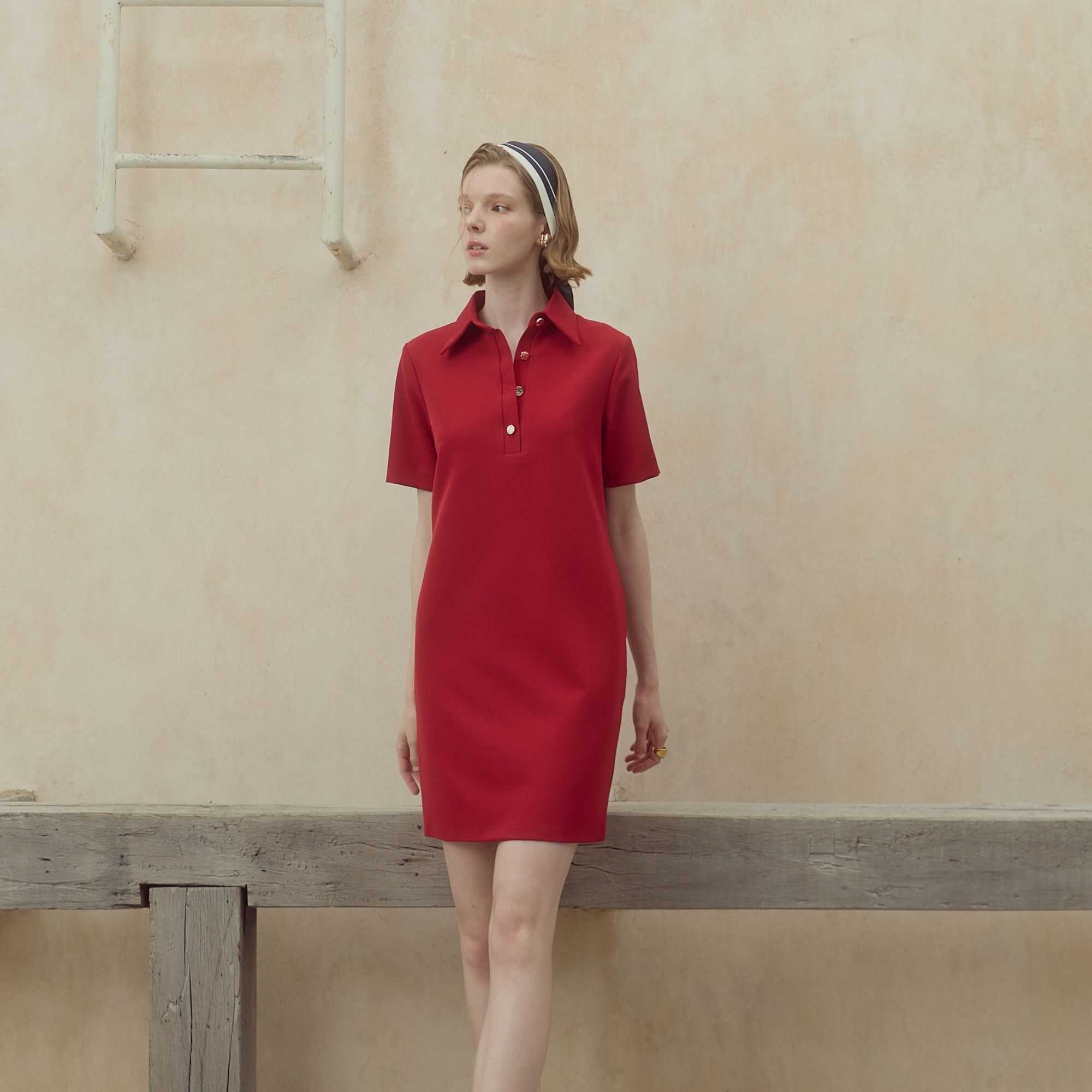 MAVE LIMITED COLOR เดรสรุ่น Ivy dress สี RED