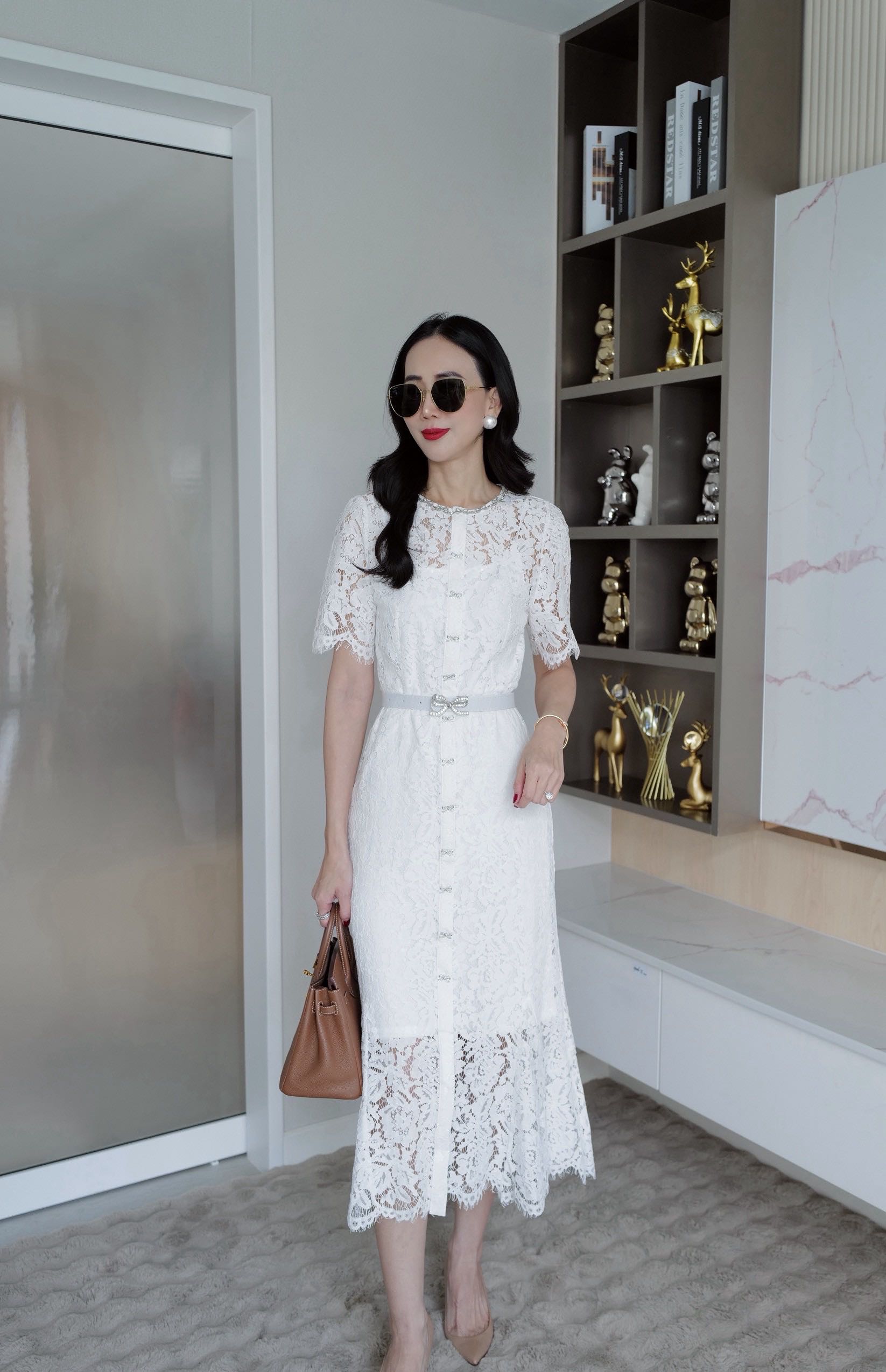 📌พร้อมส่ง…WHITE LACE DRESS 