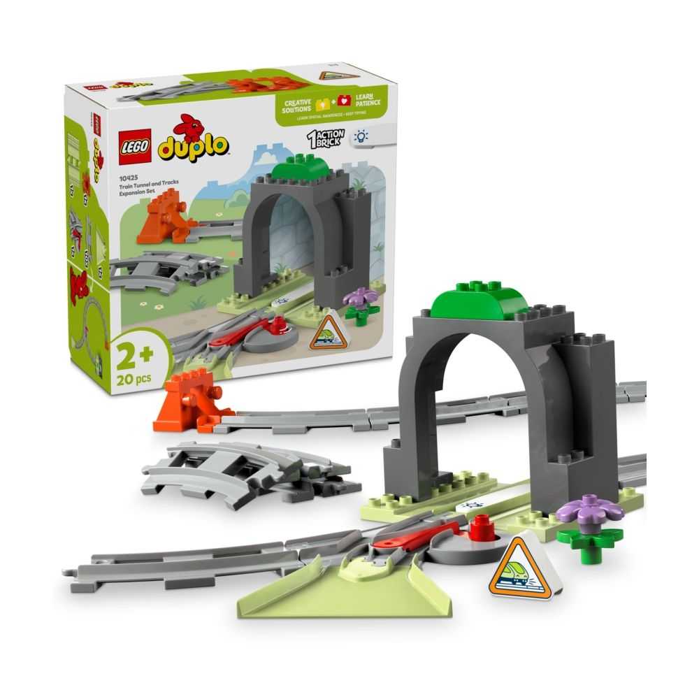 LEGO DUPLO Town 10425 Train Tunnel and Tracks Expansion Set