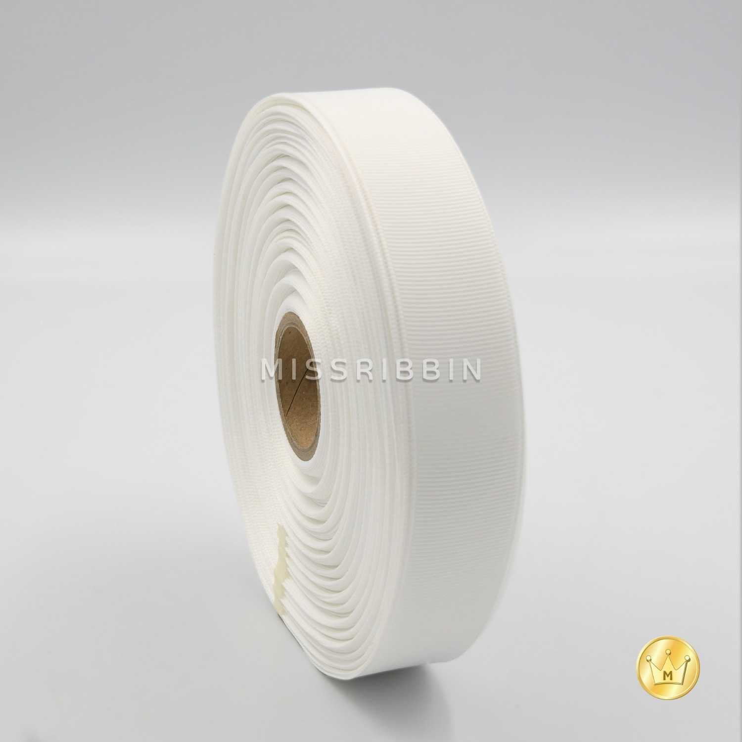 กรอสเกรน (สี 002) ม้วนยาว 50หลา ขนาด 7 10 15 25 38 50มม.