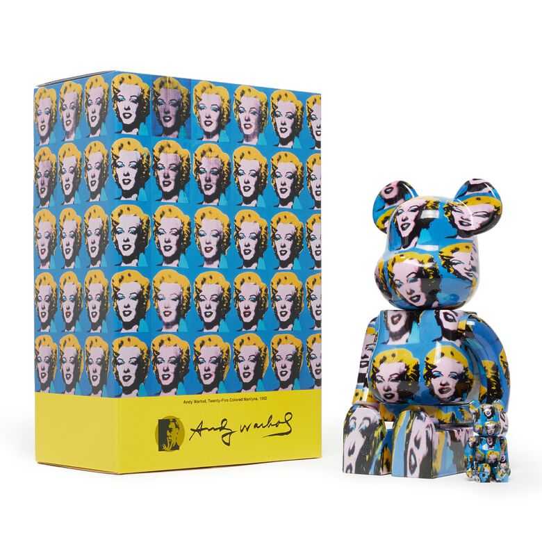 Be@rbrick Andy Warhol Marilyn Monroe 100%+400%