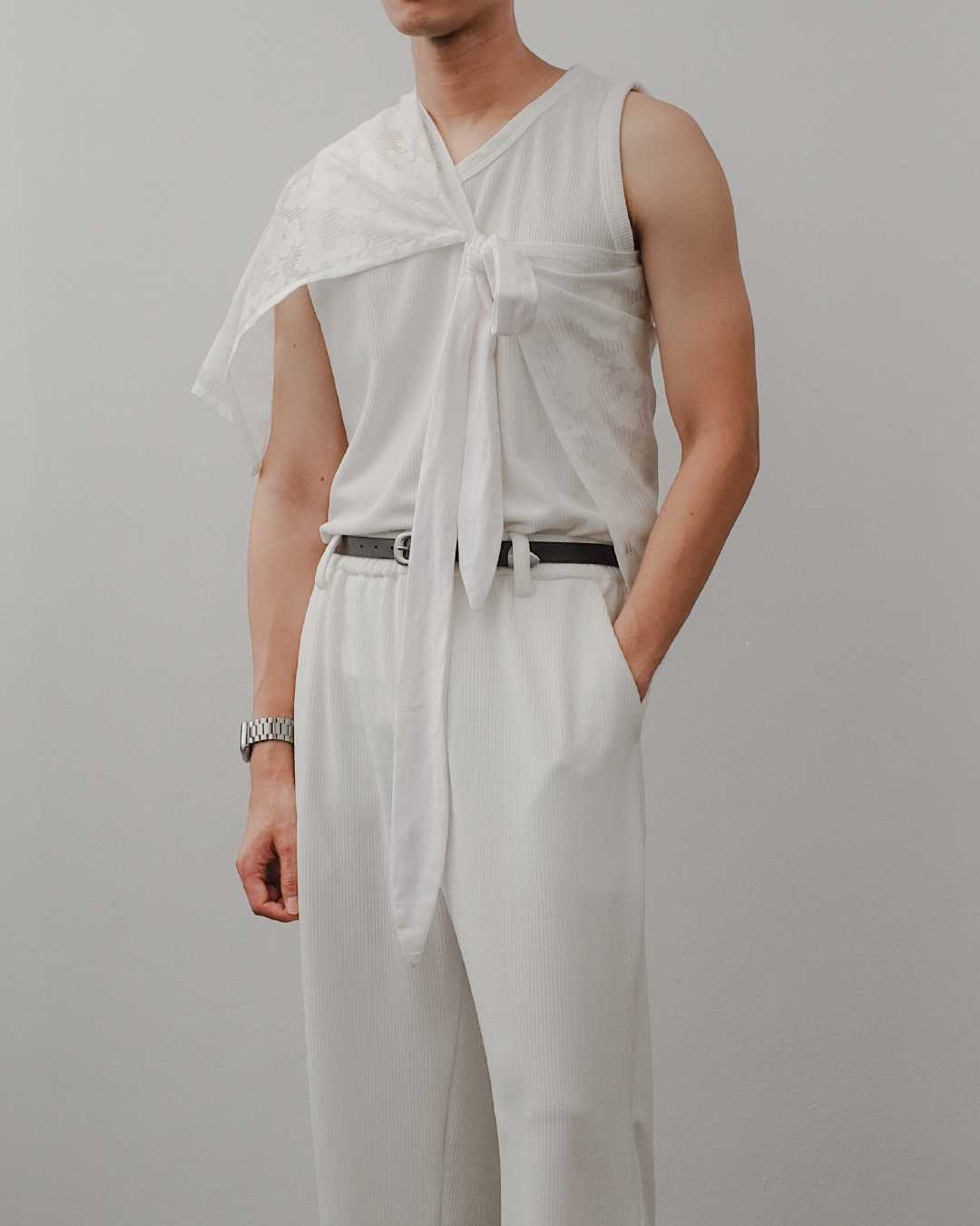 Resort Textured Slim Vest
