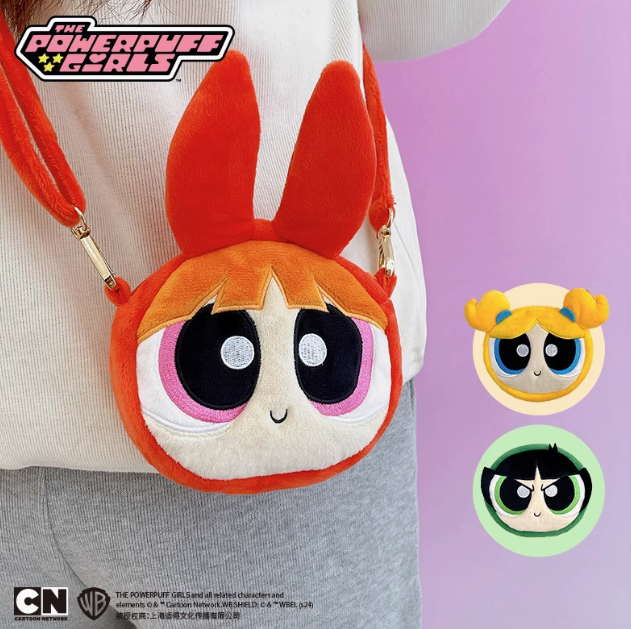 [Pre]กระเป๋าใส่เหรียญ/สะพายข้าง พาวเวอร์พัฟเกิร์ล powerpuff girls