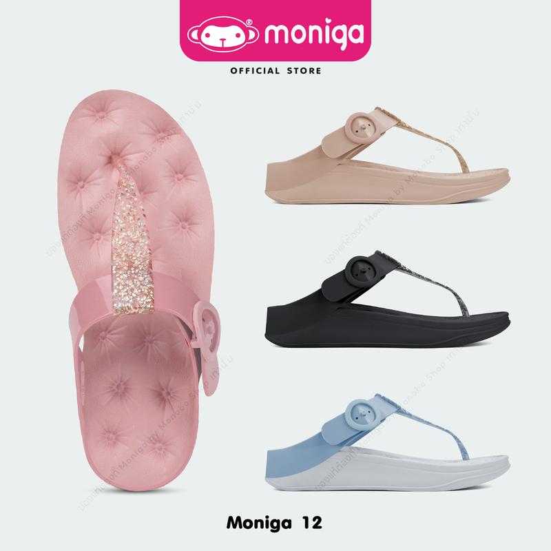 MONIGA SOFA GLITTER รองเท้าแตะแบบหนีบ รองเท้าพื้นโซฟา นุ่มจนอยากนอนทับ