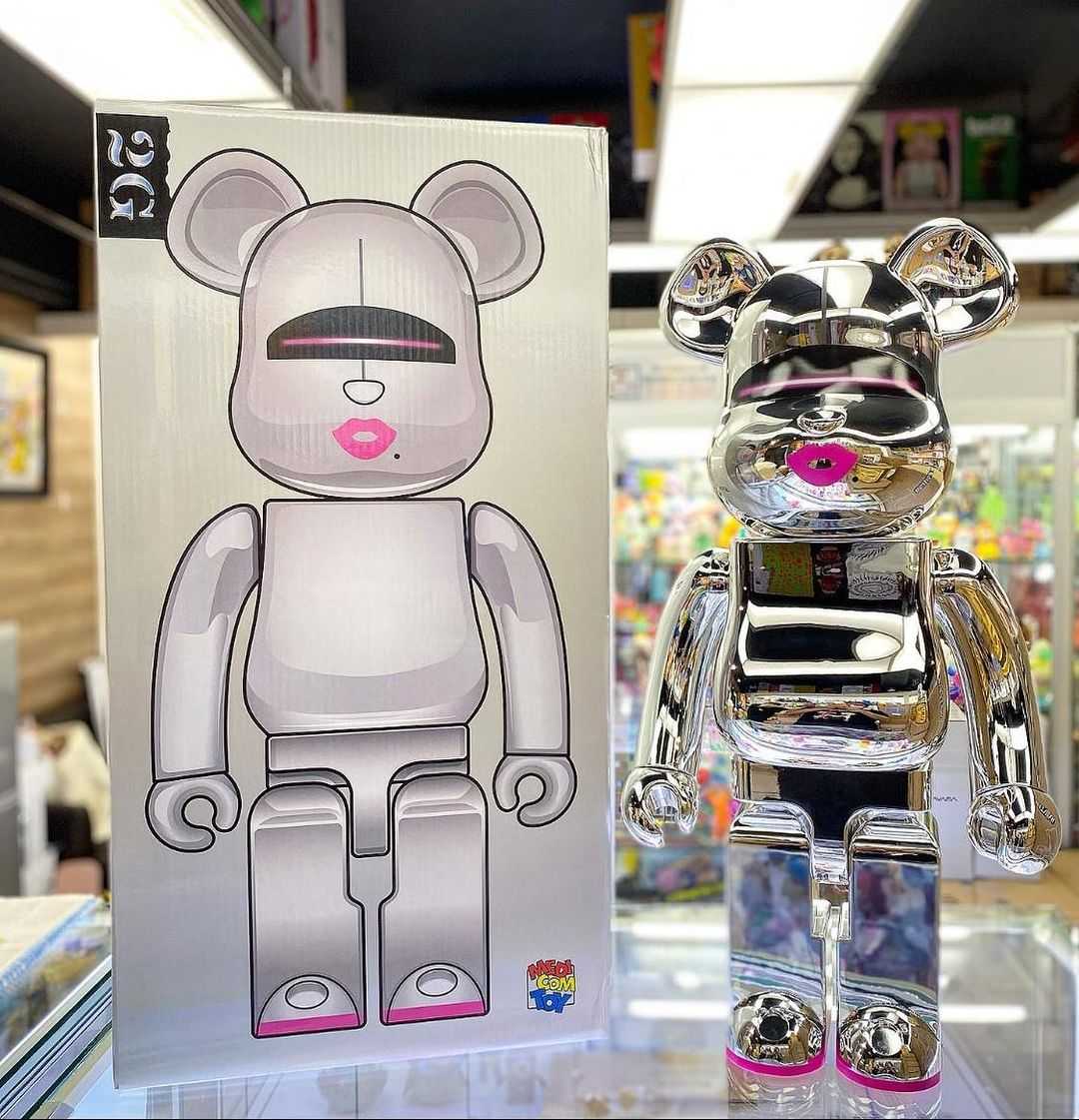 Be@rbrick Sorayama 2g silver 1000%
