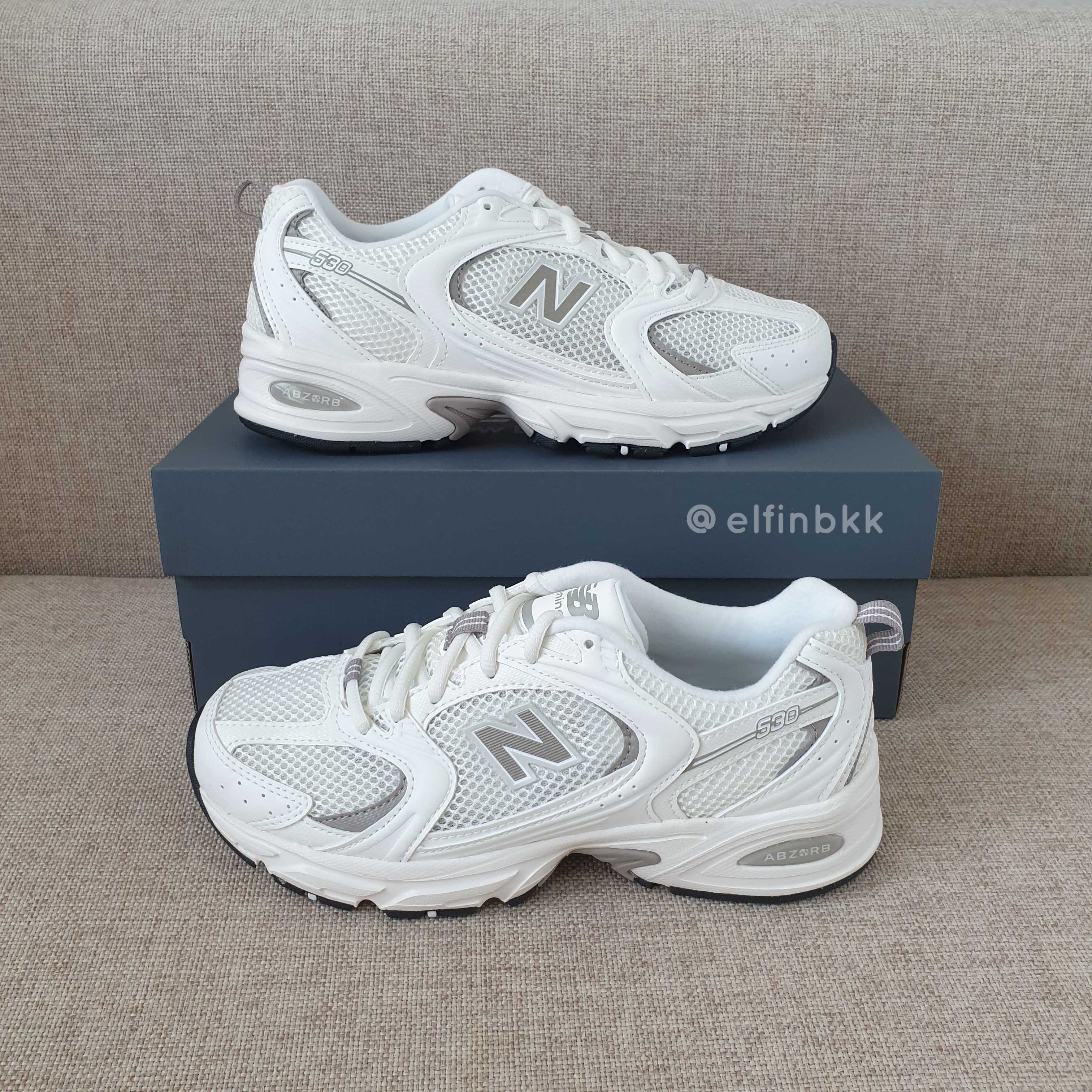 รองเท้าผ้าใบ New Balance MR530 สีเขียว 530ENG 530AB 530SX 530QA 530CSB เขียวอมเทา 530RA สีฟ้า