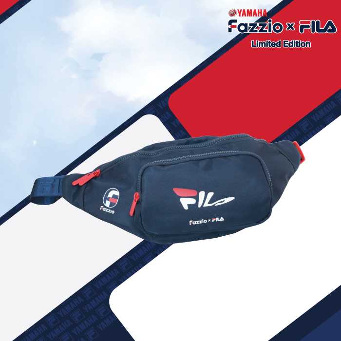 กระเป๋าคาดเอว FAZZIO X FILA (สีกรม/ขาว)