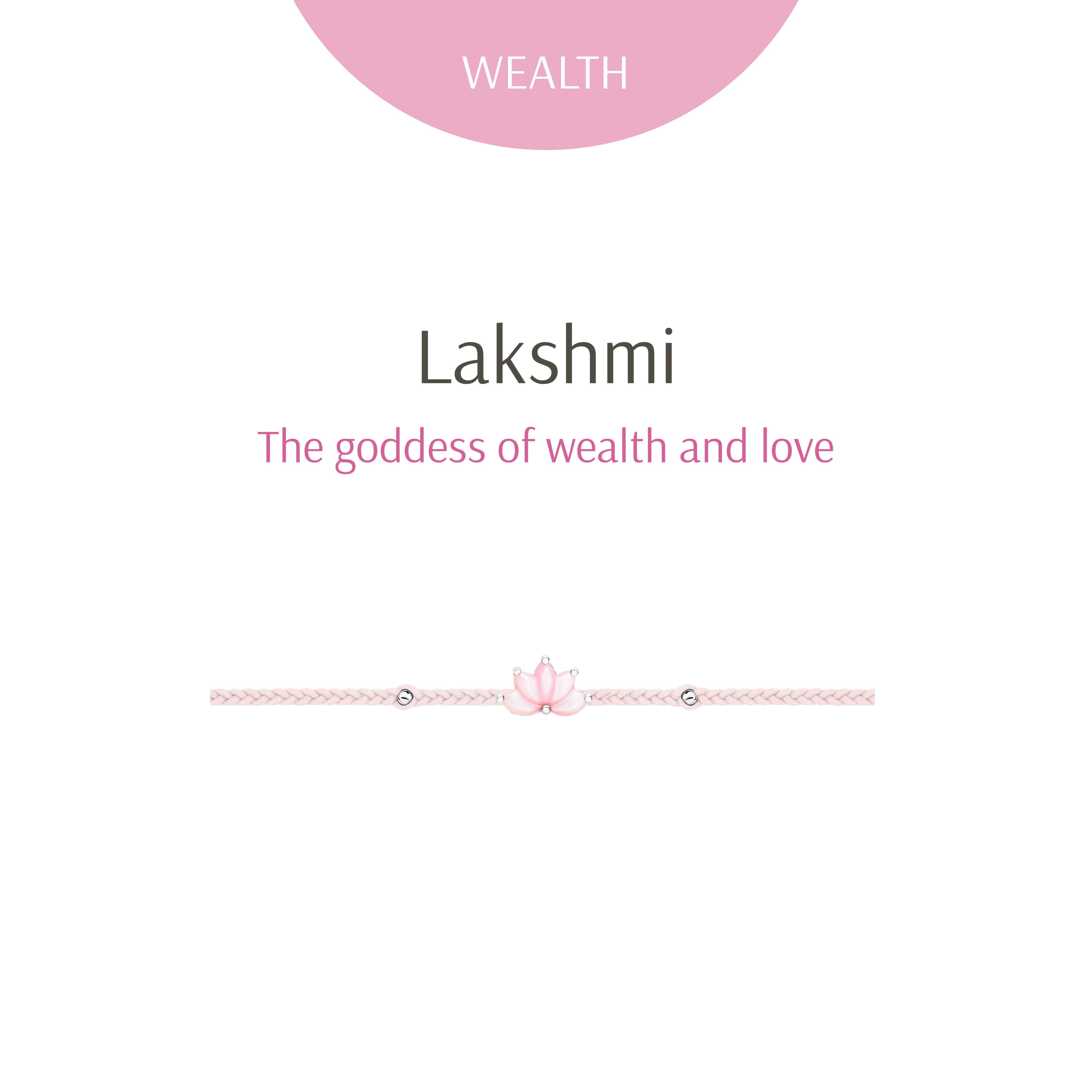 RAVIPA | Lakshmi Pink Mother of Pearl Lotus Bracelet - สร้อยข้อมือ