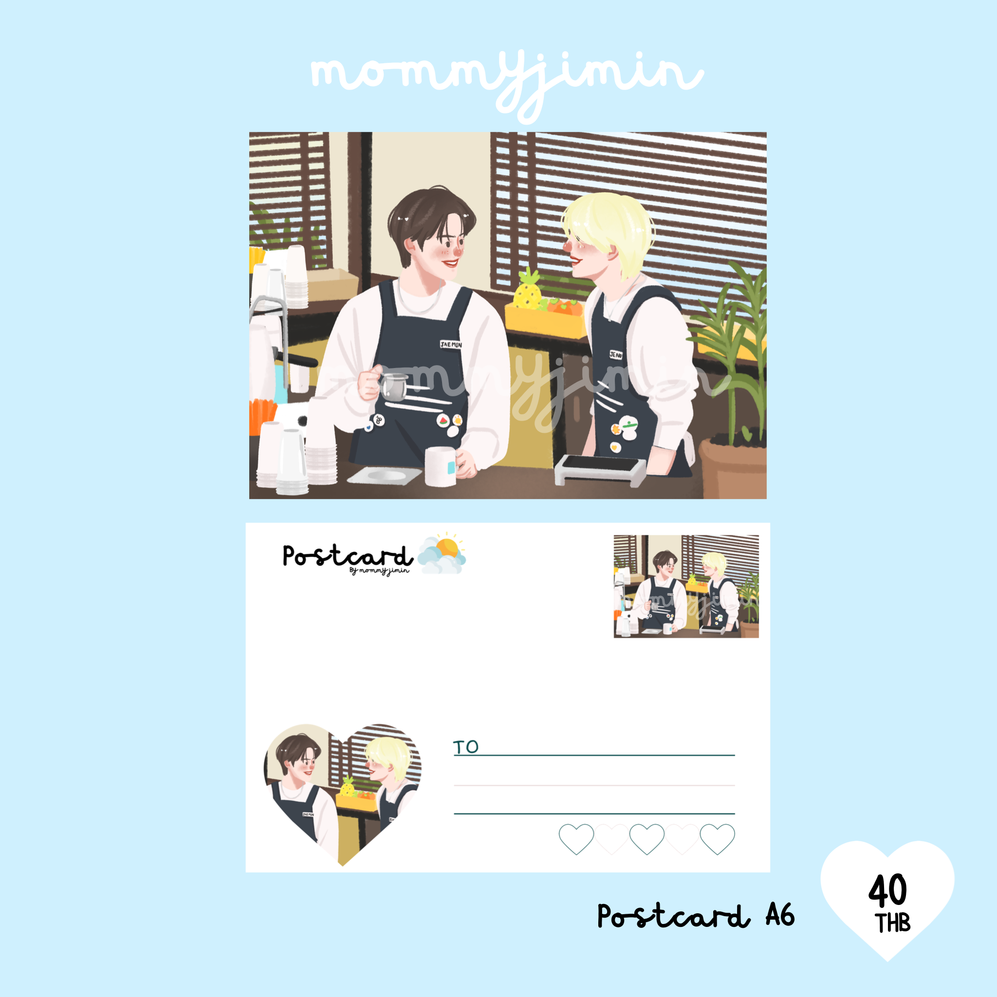 Postcard NOMIN Cafe moment 🌝🌝