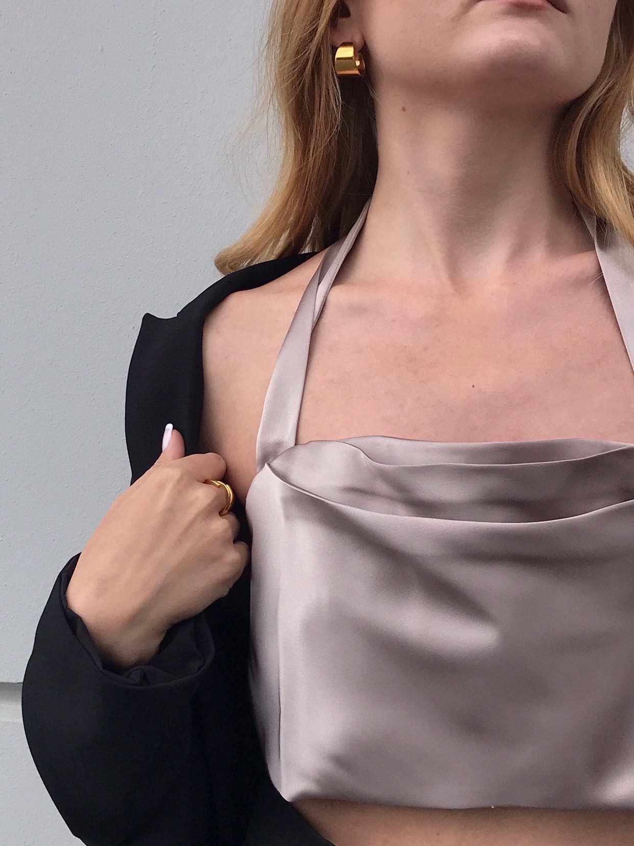 Selma Top in Greyish Purple