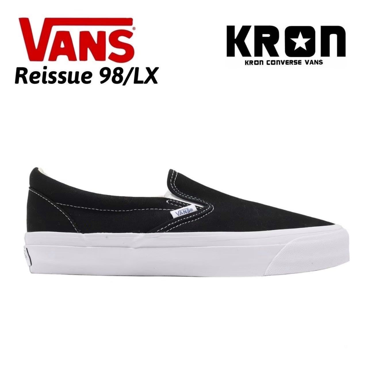 VANS Slip-On Reissue 98 LX BLACK/WHITE
