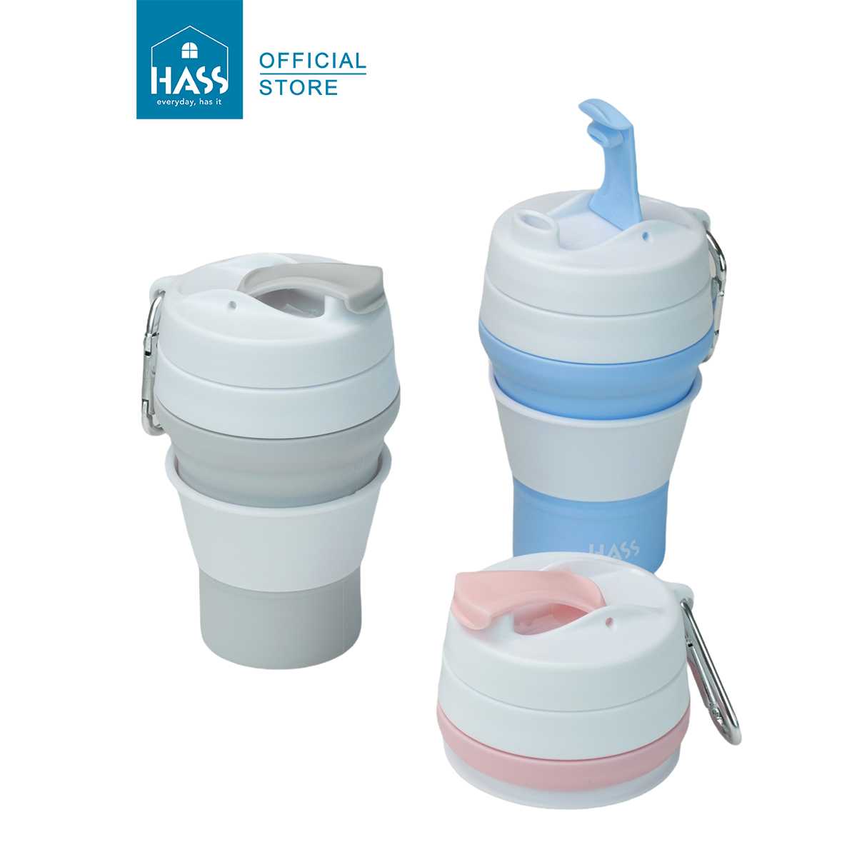 แก้วน้ำซิลิโคนพับได้ Foldable Coffee Cup
