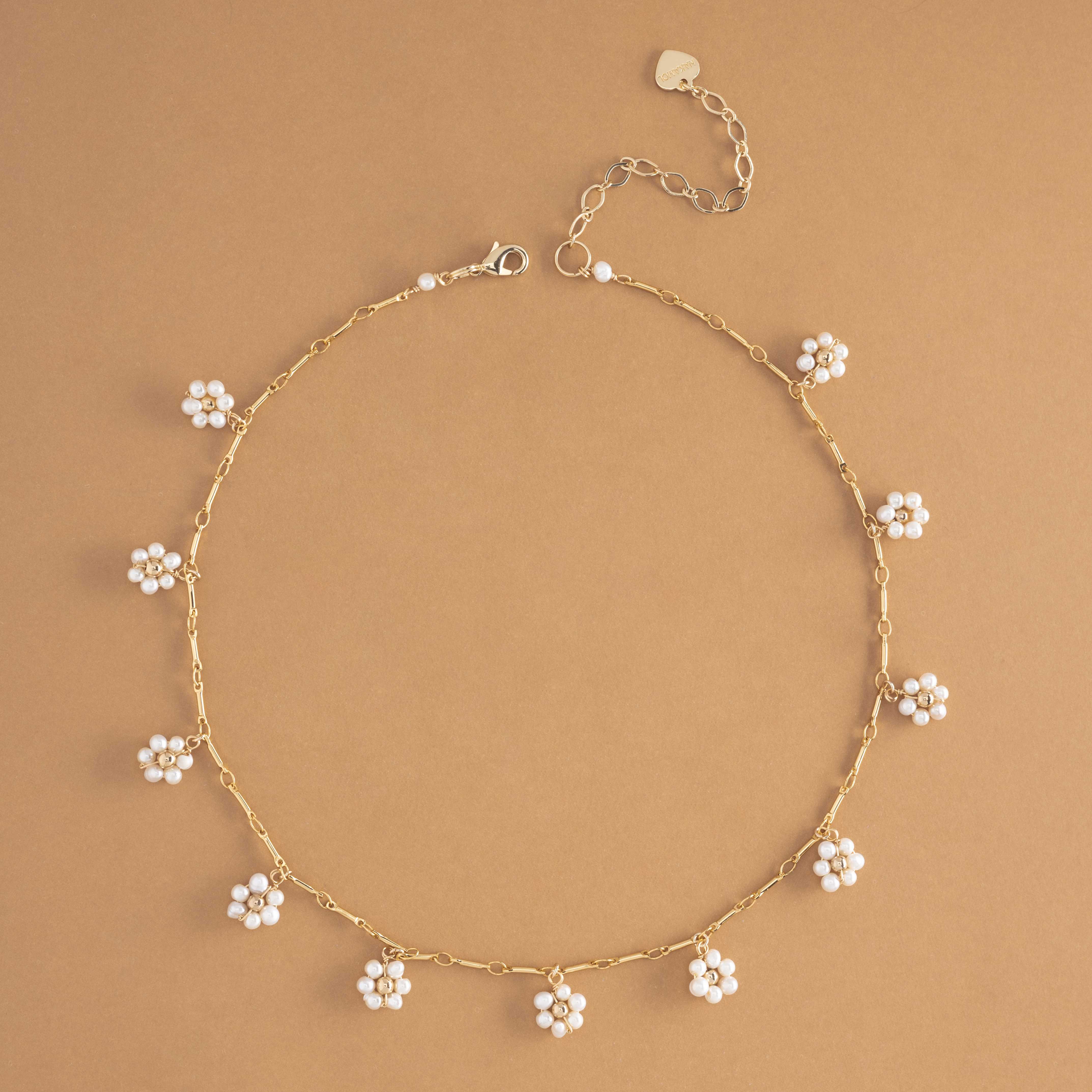 ALYONA FLORAL DROPS NECKLACE