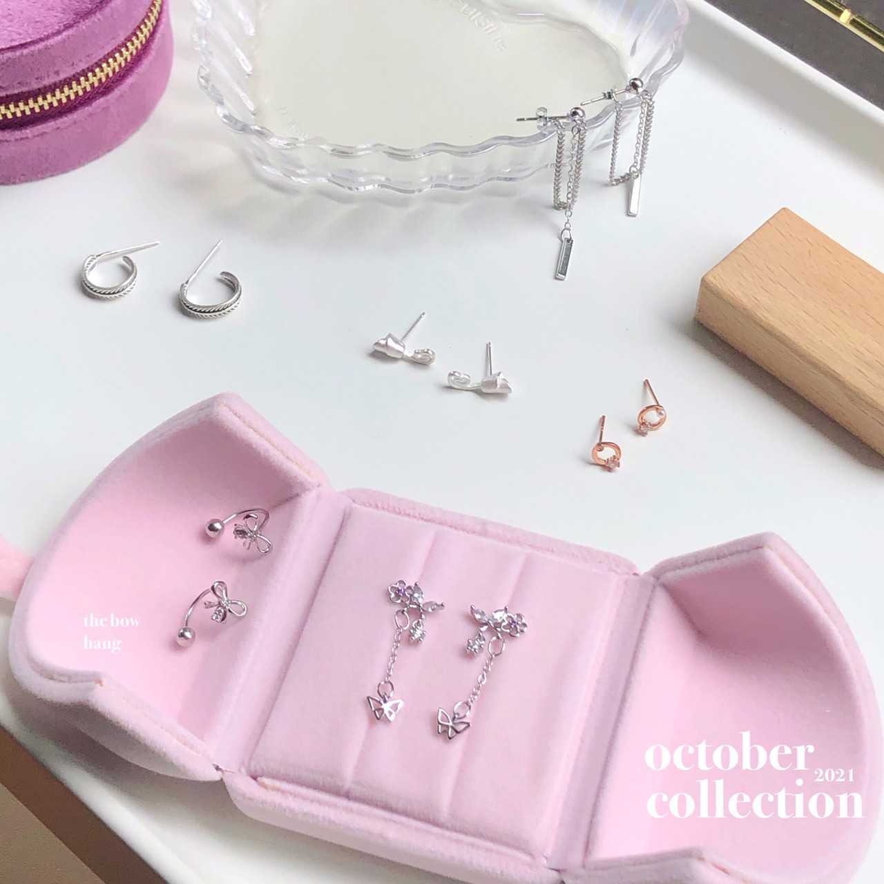 earika.earrings - ต่างหูเงินแท้ S92.5 คอลเลคชั่นต้นเดือนตุลาคม 2021 (2) เหมาะสำหรับคนแพ้ง่าย